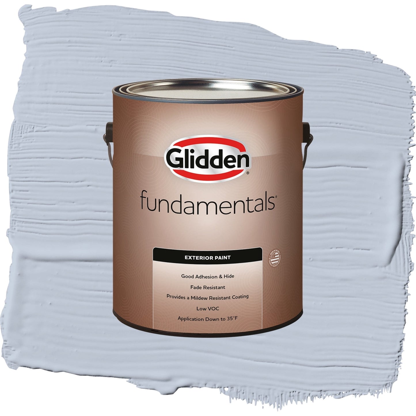 Glidden Fundamentals Northern Exposure / Blue, Semi-Gloss Exterior Paint, 1 Gallon