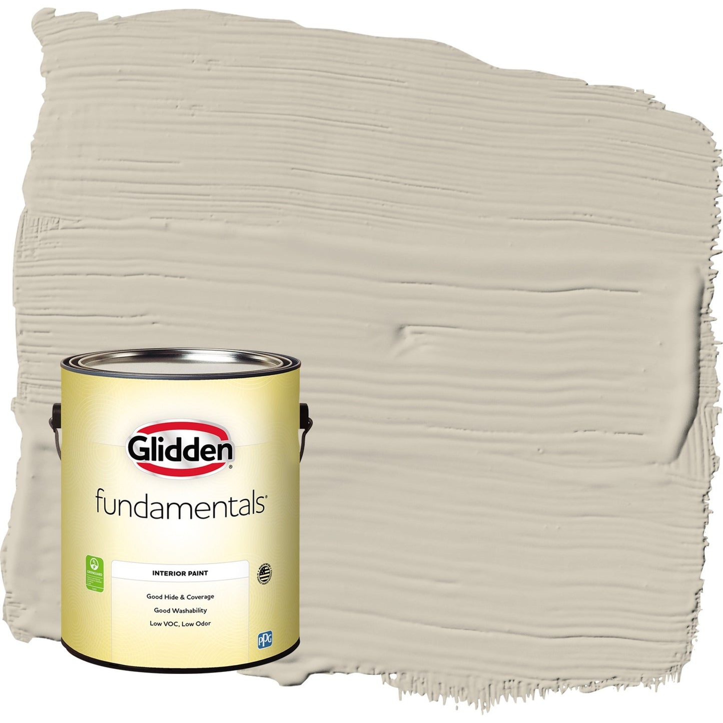 Glidden Fundamentals Ostrich Feather / Beige, Semi-Gloss Interior Paint, 1 Gallon