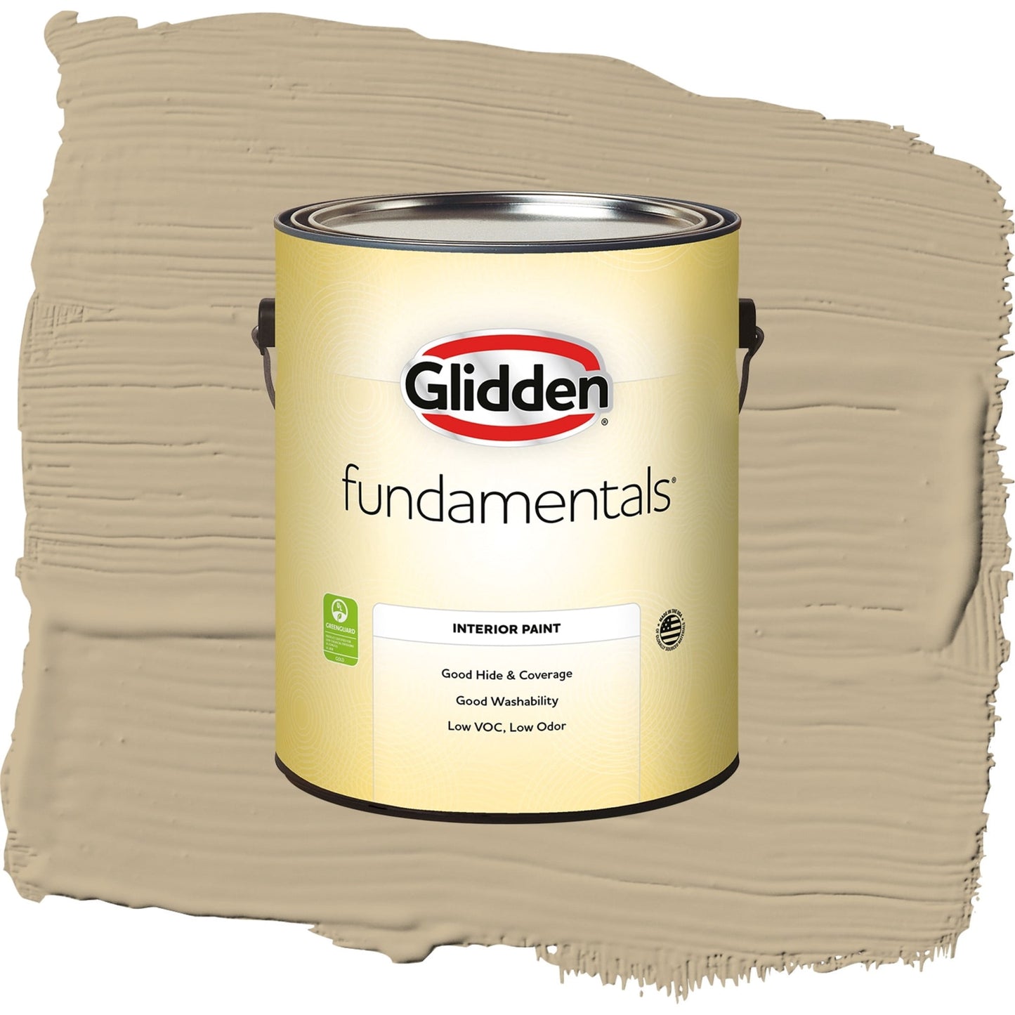 Glidden Fundamentals Rock Cliffs / Beige, Semi-Gloss Interior Paint, 1 Gallon