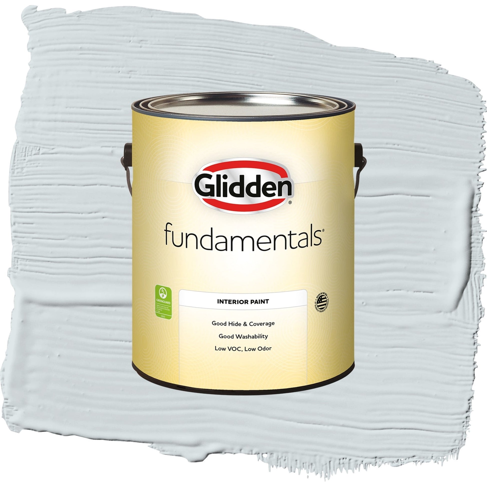 Glidden Fundamentals Tinsel / Gray, Semi-Gloss Interior Paint, 1 Gallon