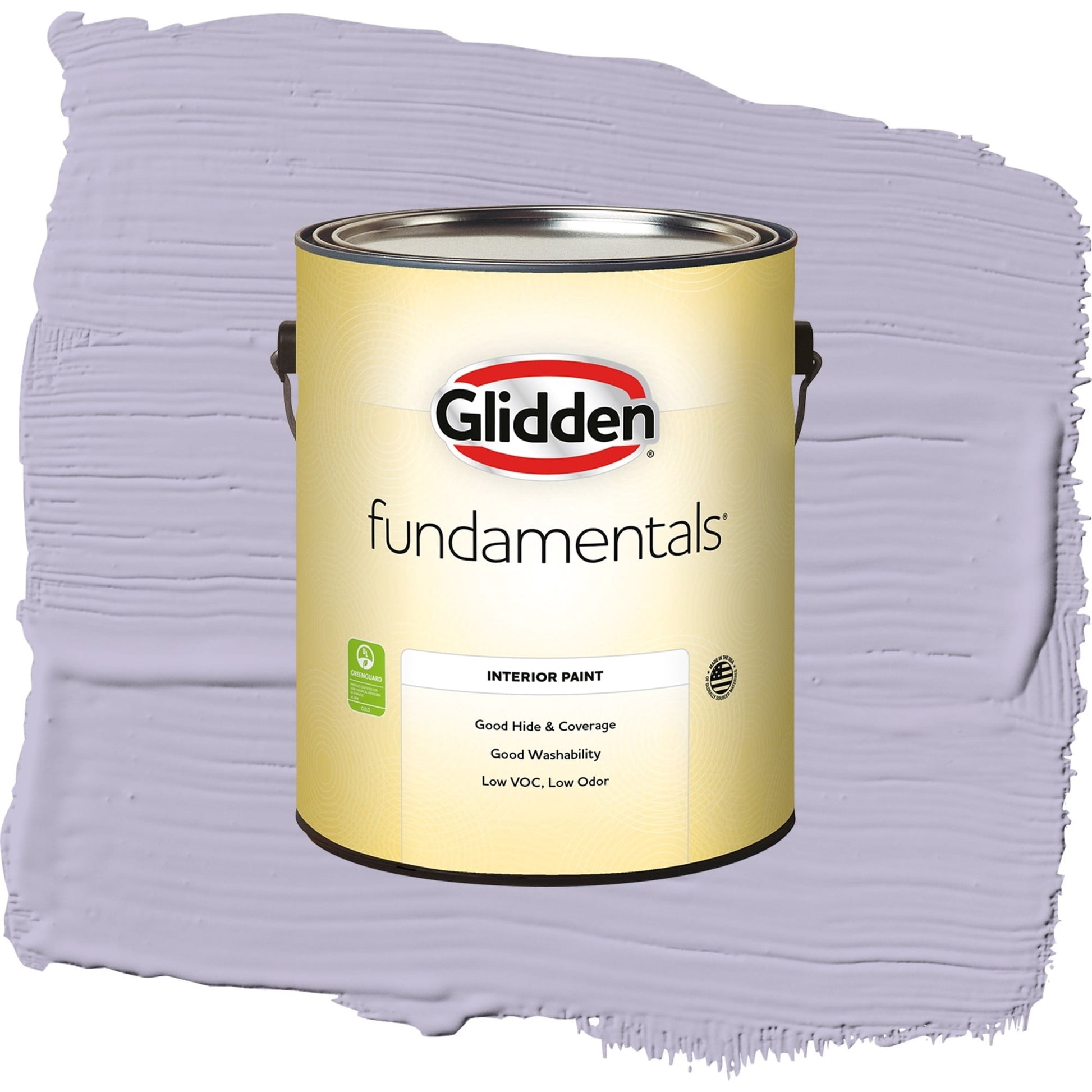 Glidden Fundamentals Wild Lilac / Purple, Semi-Gloss Interior Paint, 1 Gallon