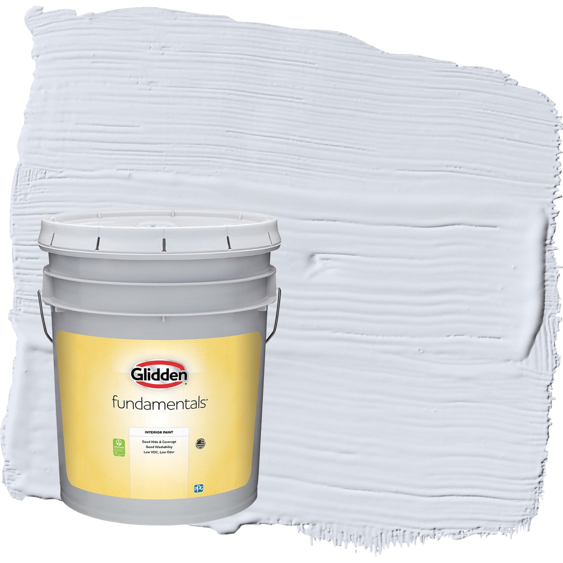 Glidden Fundamentals Irradiant Iris / Purple, Semi-Gloss Interior Paint, 5 Gallon