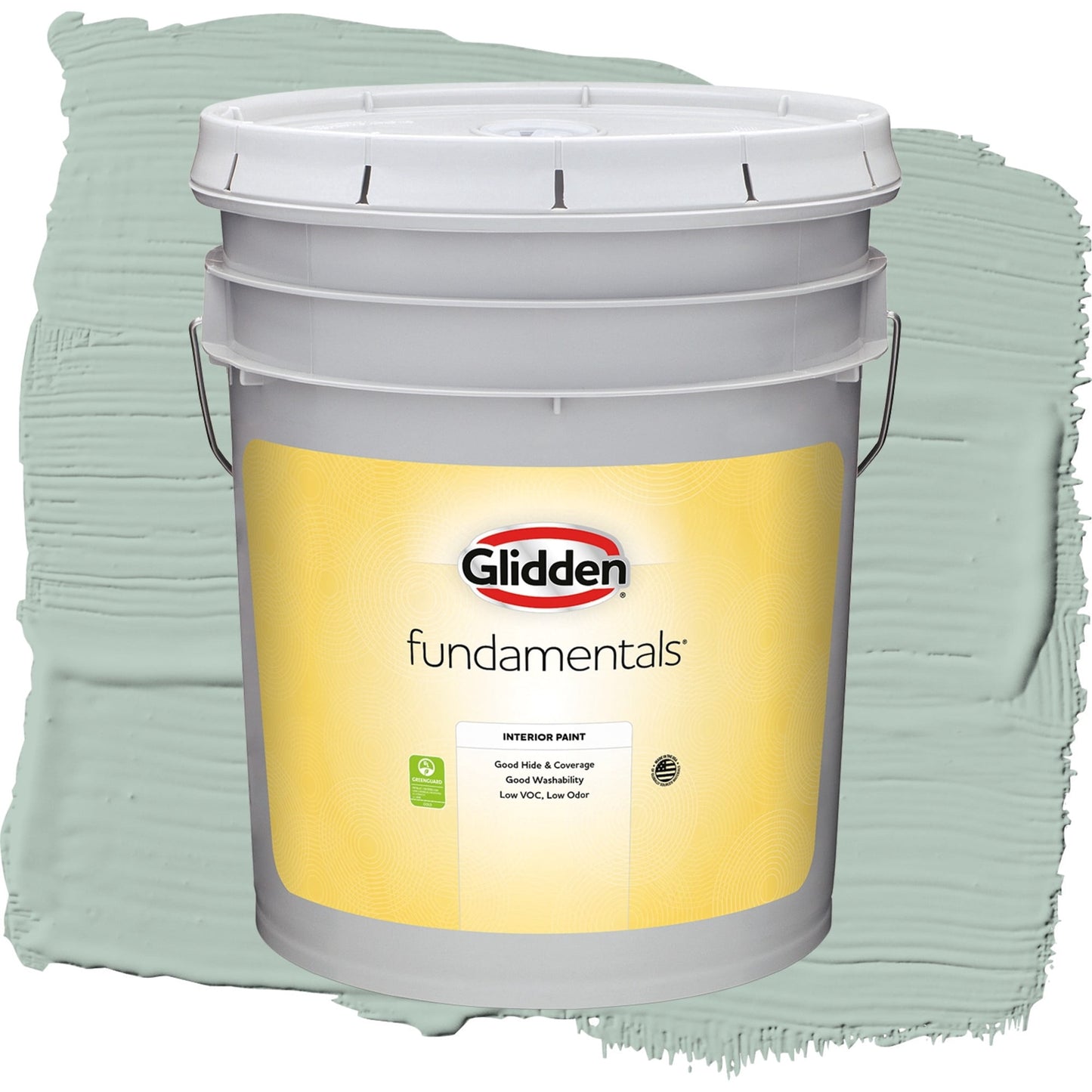Glidden Fundamentals Aquamarine Dream / Blue, Eggshell Interior Paint, 5 Gallon