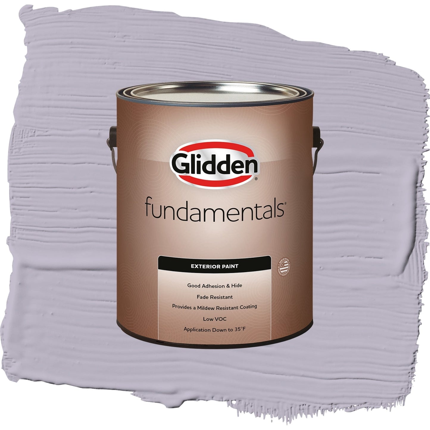 Glidden Fundamentals Cloudberry / Purple, Satin Exterior Paint, 1 Gallon