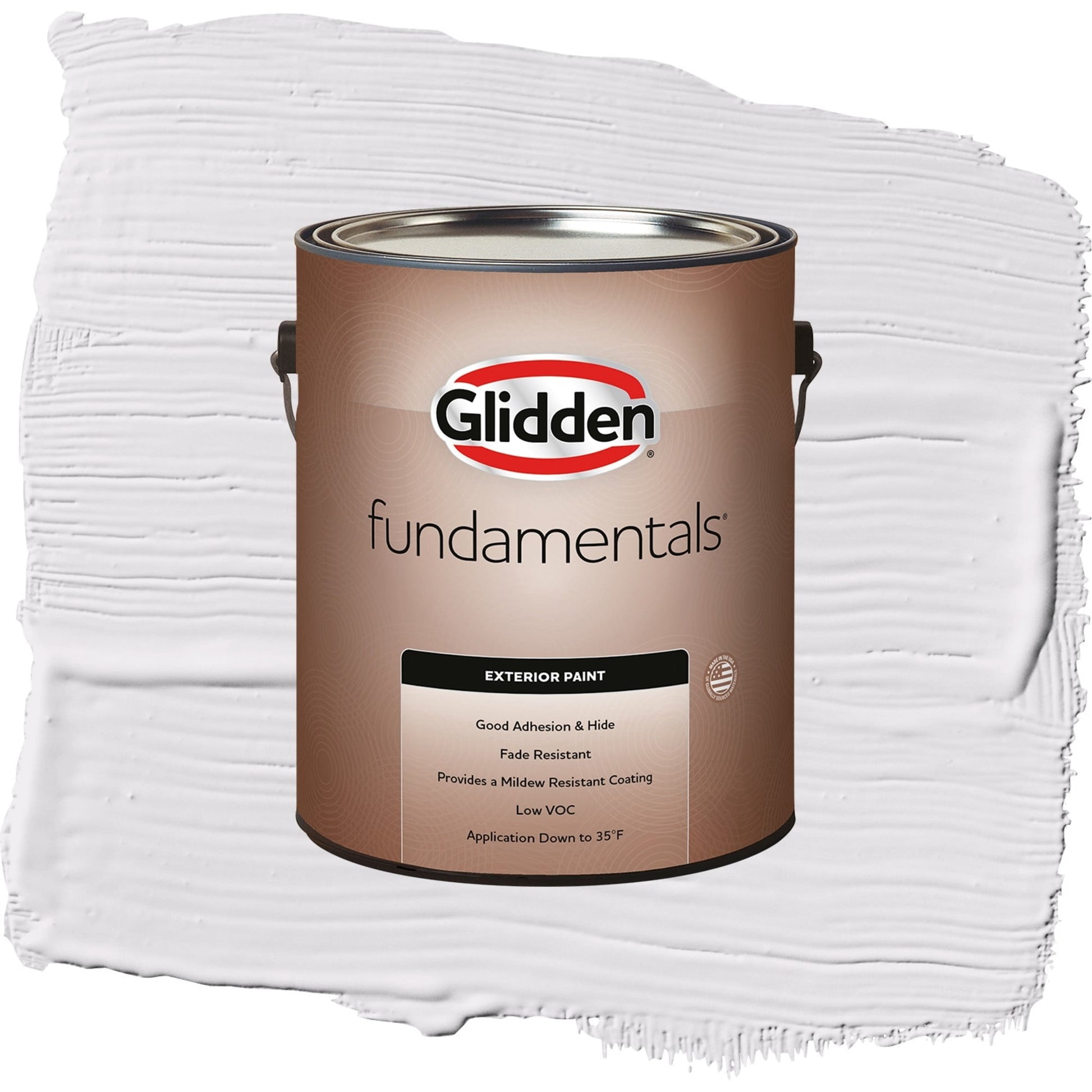 Glidden Fundamentals Orchid Blossom / Purple, Satin Exterior Paint, 1 Gallon