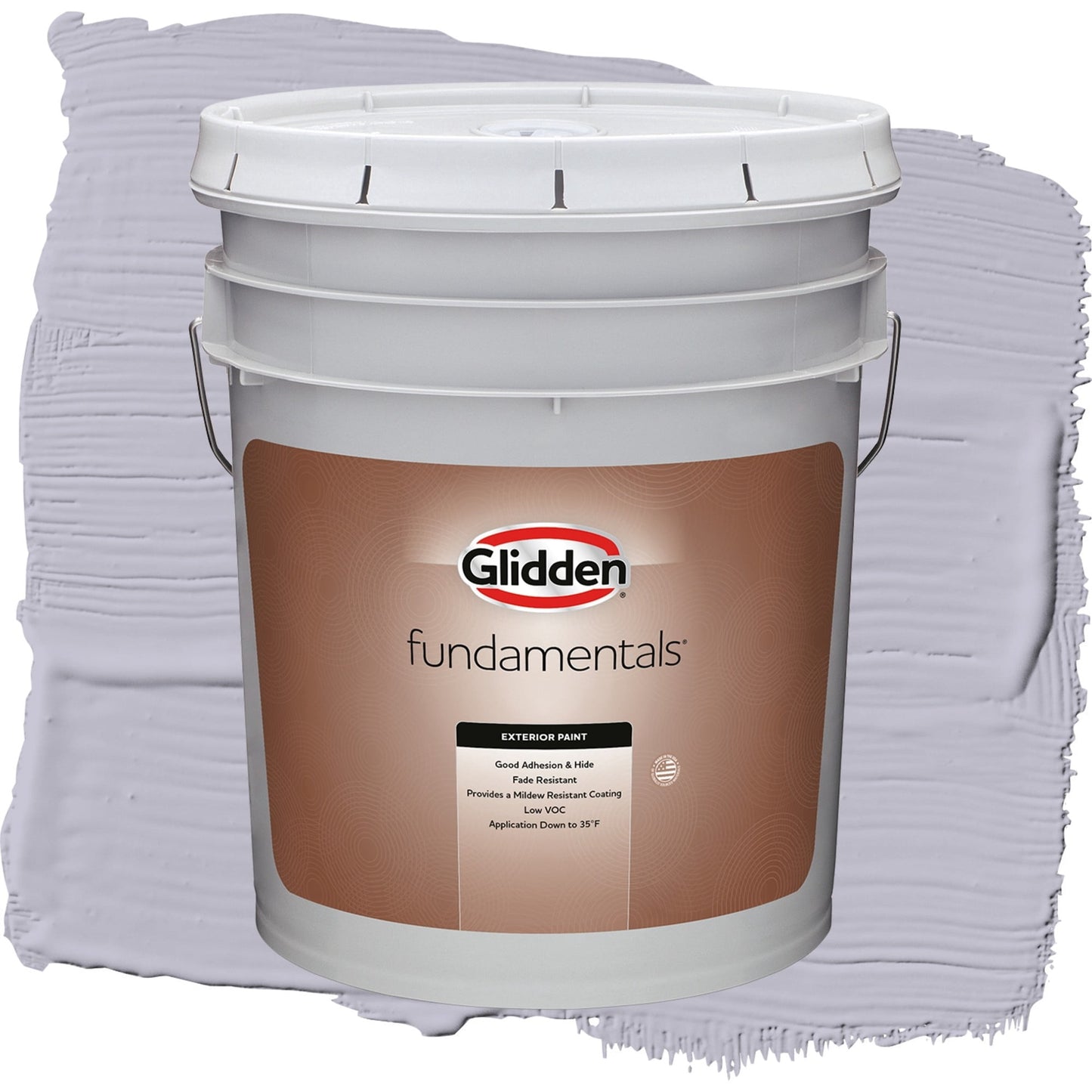 Glidden Fundamentals Silverberry / Purple, Semi-Gloss Exterior Paint, 5 Gallon