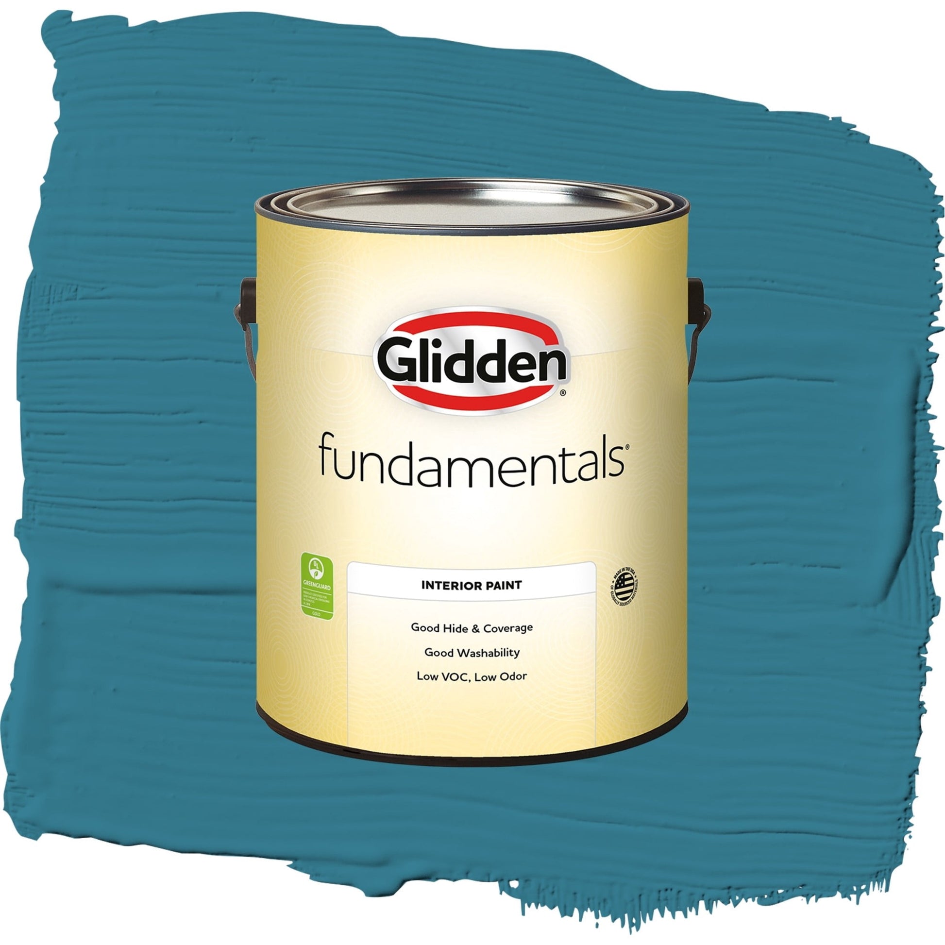 Glidden Fundamentals Adventure / Blue, Eggshell Interior Paint, 1 Gallon