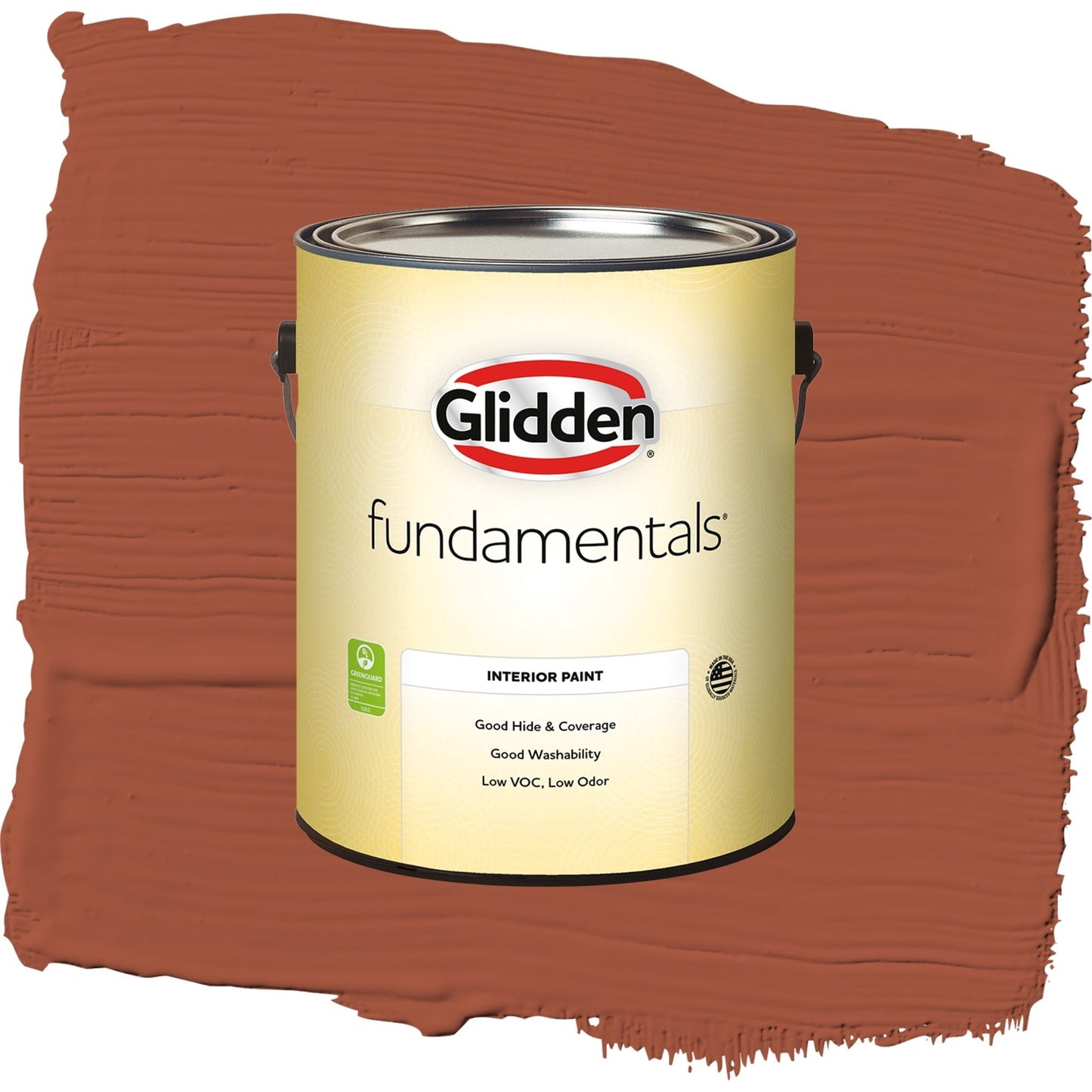 Glidden Fundamentals Ancient Copper / Orange, Eggshell Interior Paint, 1 Gallon