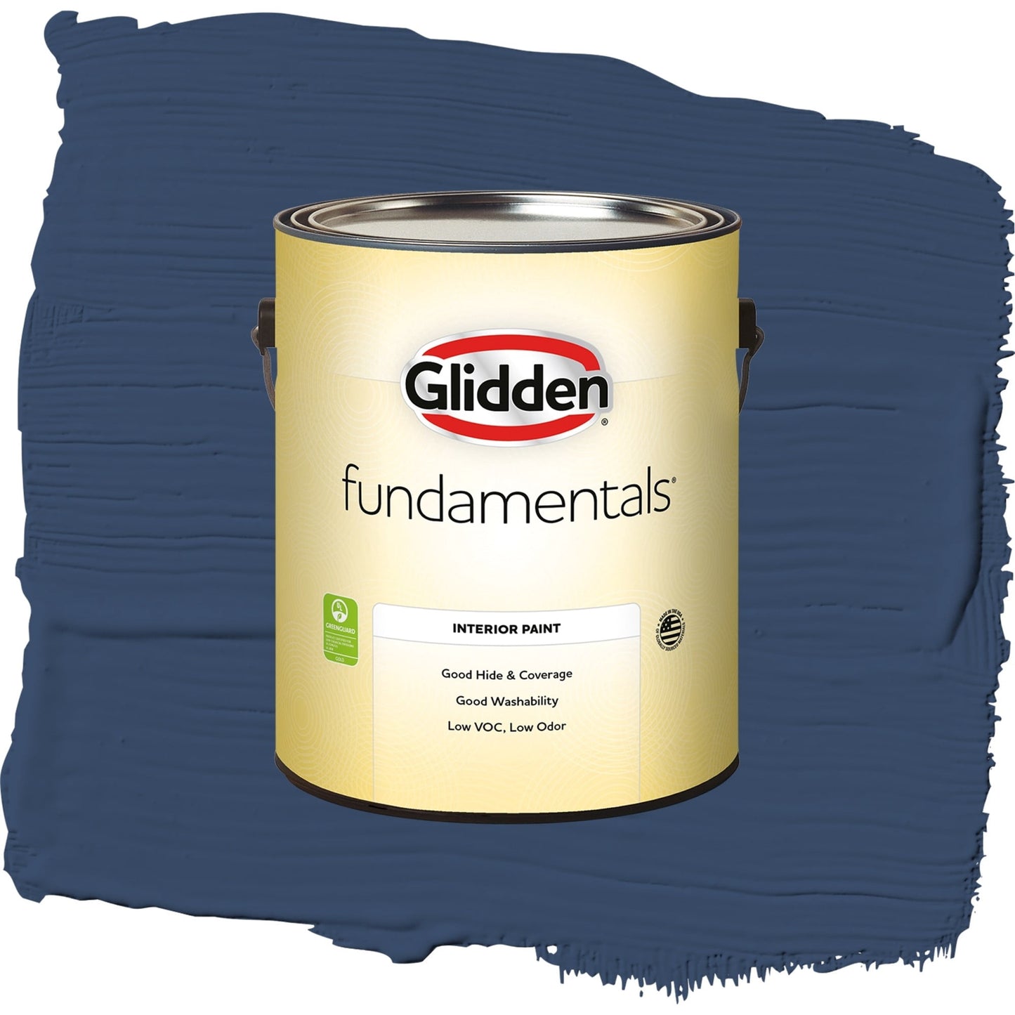 Glidden Fundamentals Annapolis Blue Eggshell Interior Paint, 1 Gallon