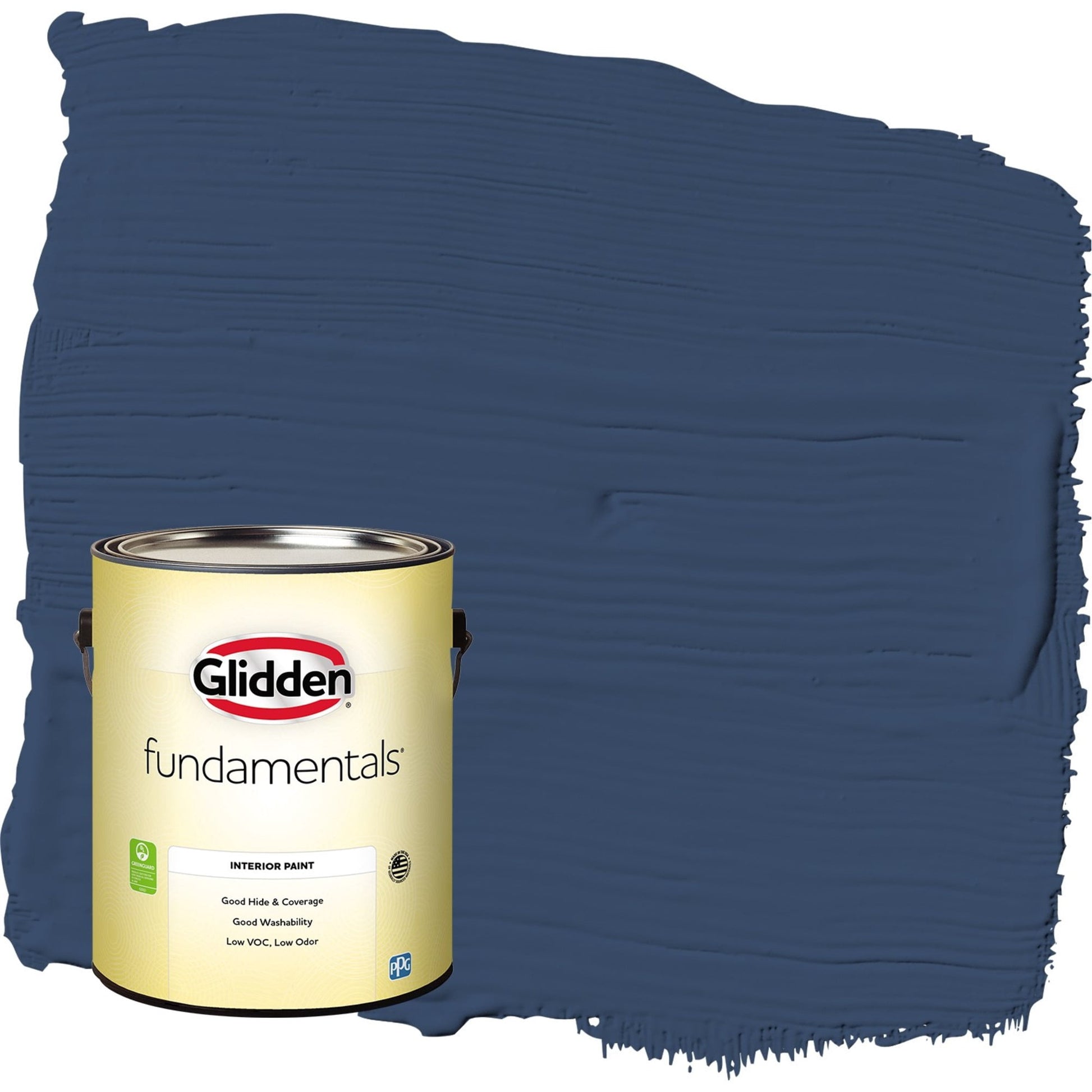 Glidden Fundamentals Annapolis Blue Flat Interior Paint, 1 Gallon
