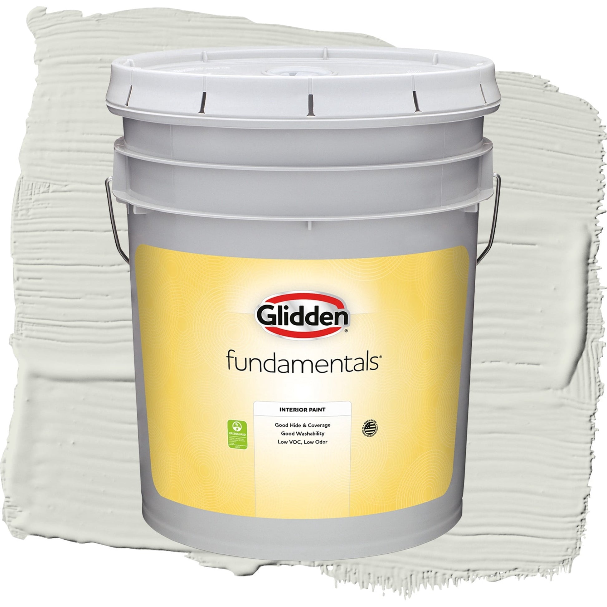 Glidden Fundamentals Anonymous / Green, Eggshell Interior Paint, 5 Gallon