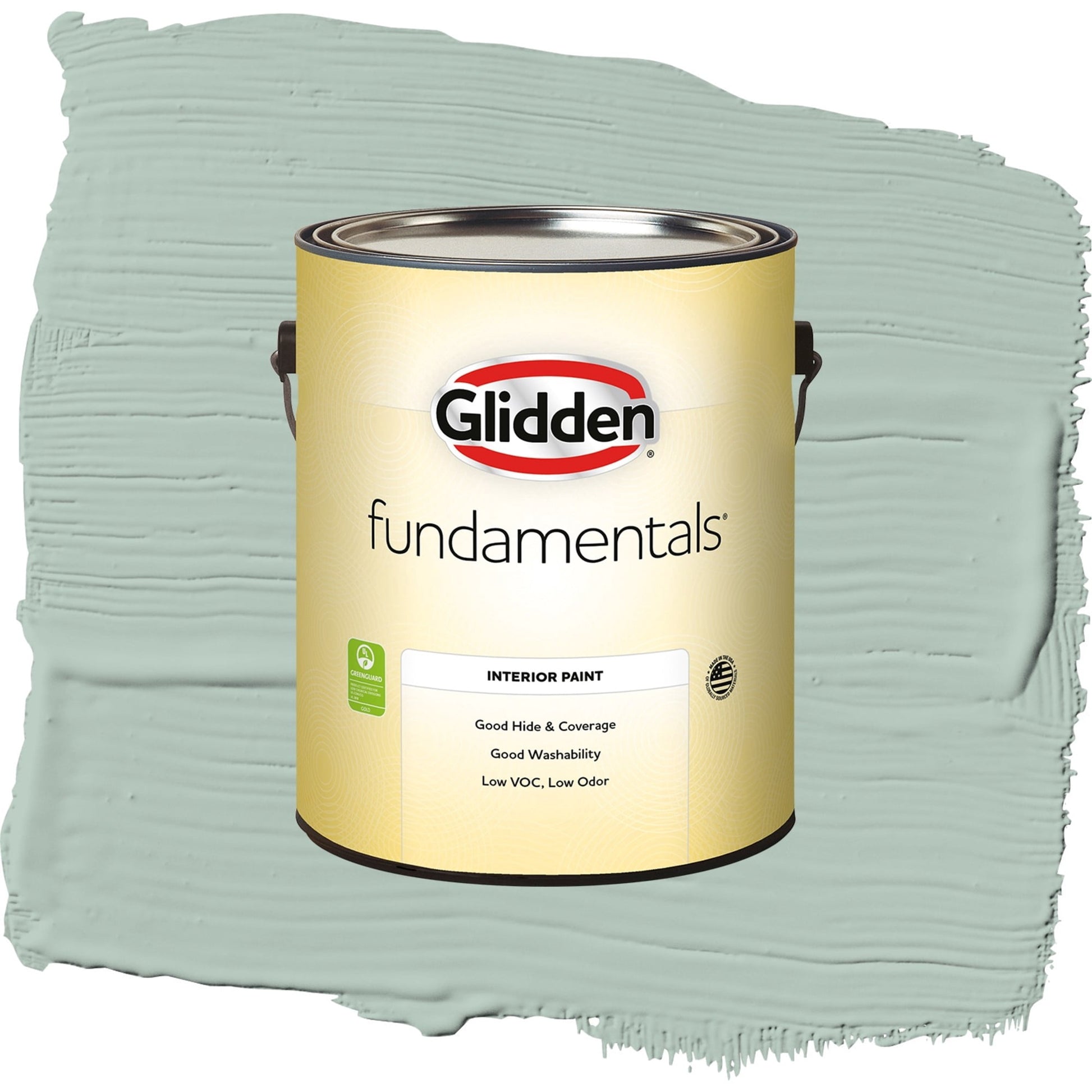 Glidden Fundamentals Aquamarine Dream / Blue, Eggshell Interior Paint, 1 Gallon