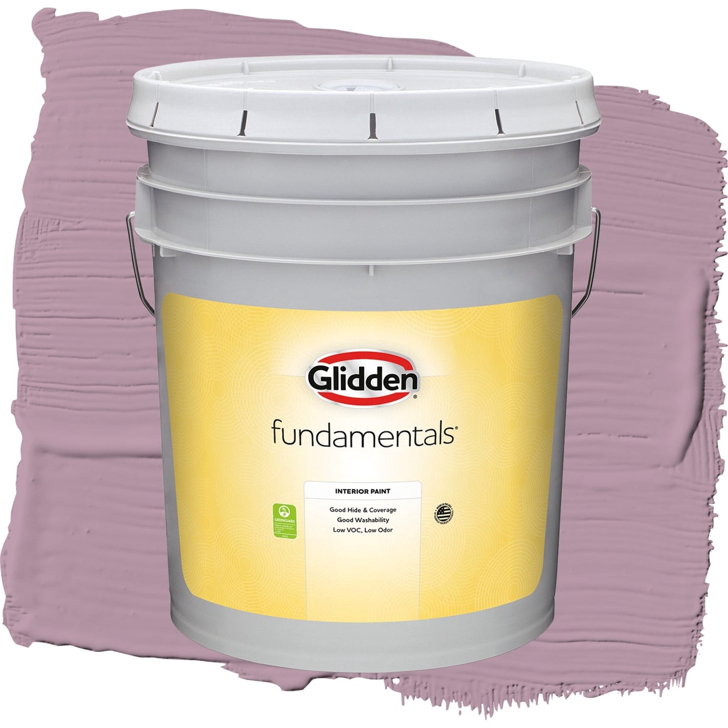 Glidden Fundamentals Ashberry / Purple, Flat Interior Paint, 5 Gallon