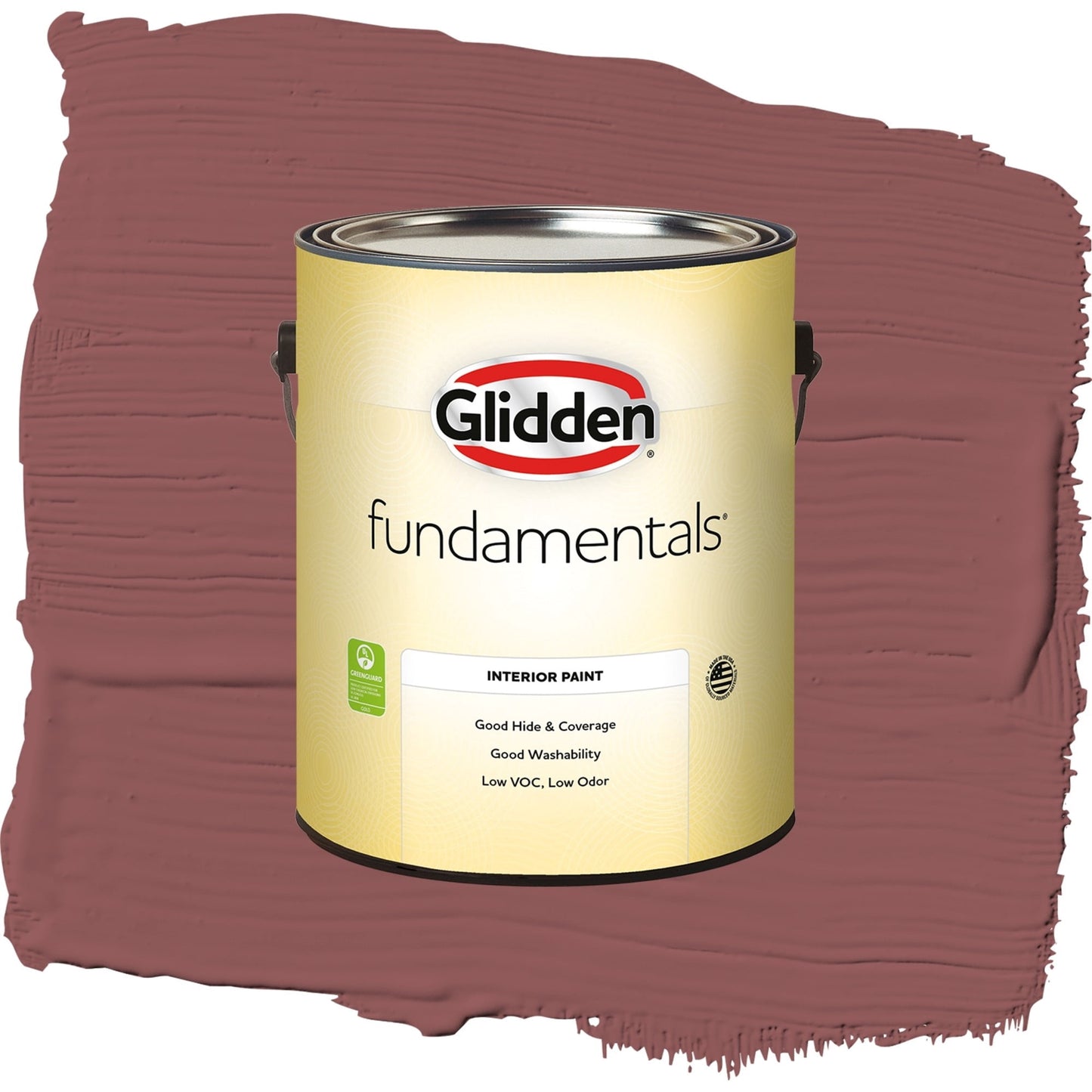Glidden Fundamentals Barn Door / Red, Eggshell Interior Paint, 1 Gallon