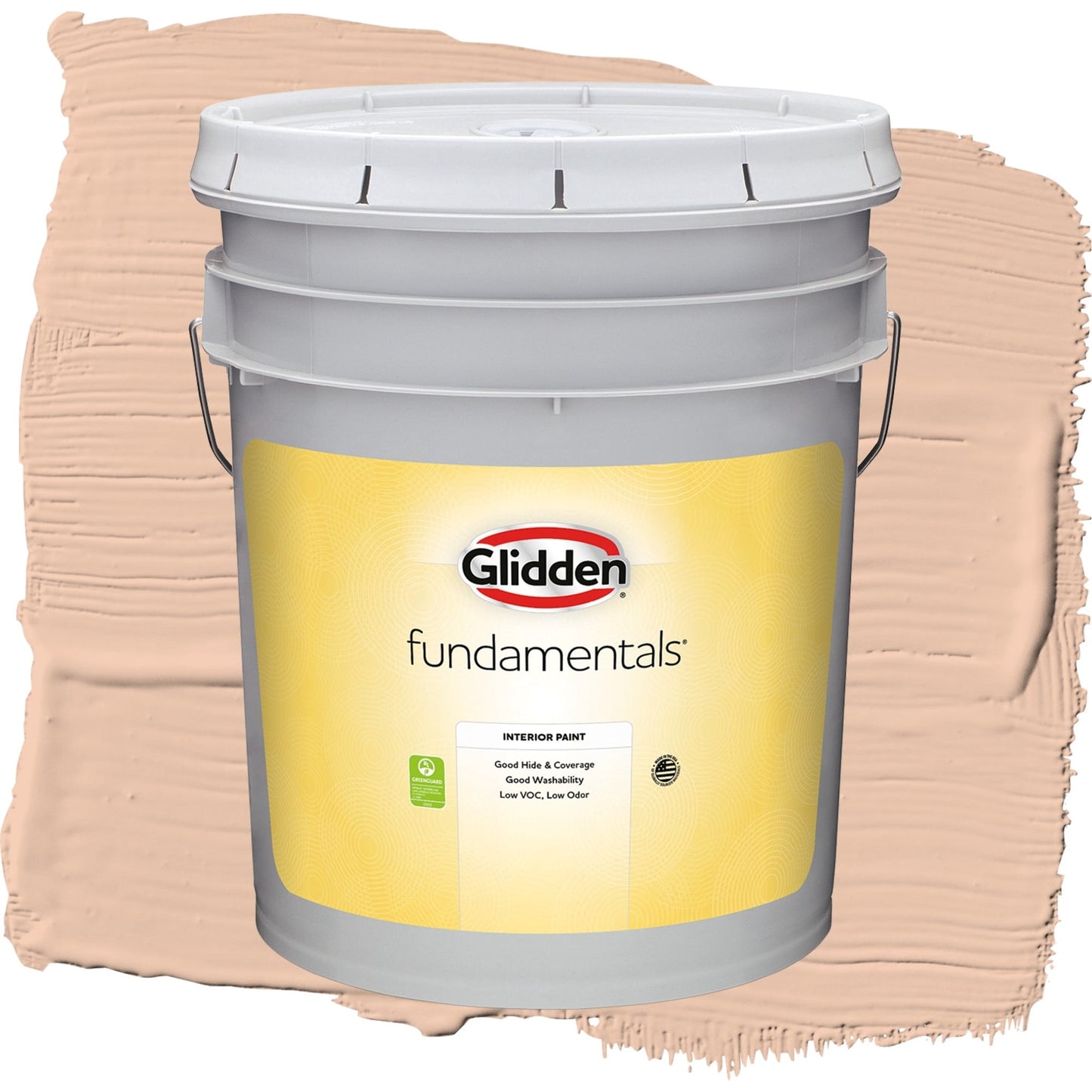 Glidden Fundamentals Beach Vibes / Orange, Eggshell Interior Paint, 5 Gallon