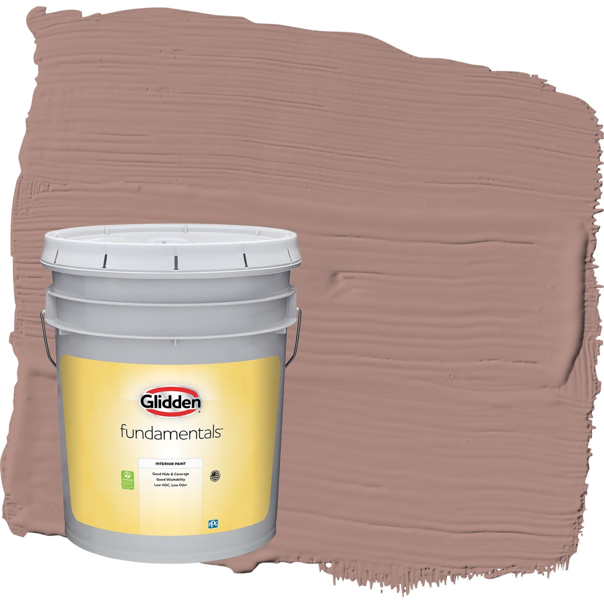 Glidden Fundamentals Bedford Brown / Red, Flat Interior Paint, 5 Gallon