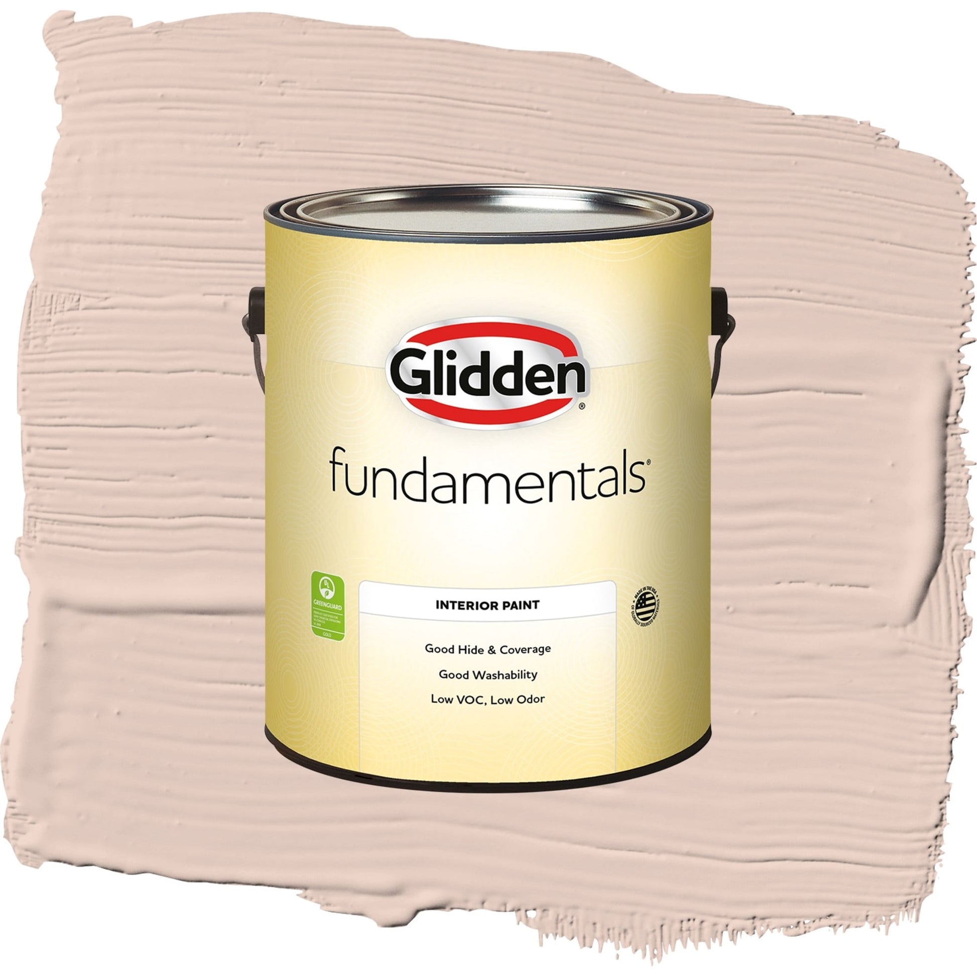 Glidden Fundamentals Belle of the Ball / Pink, Eggshell Interior Paint, 1 Gallon