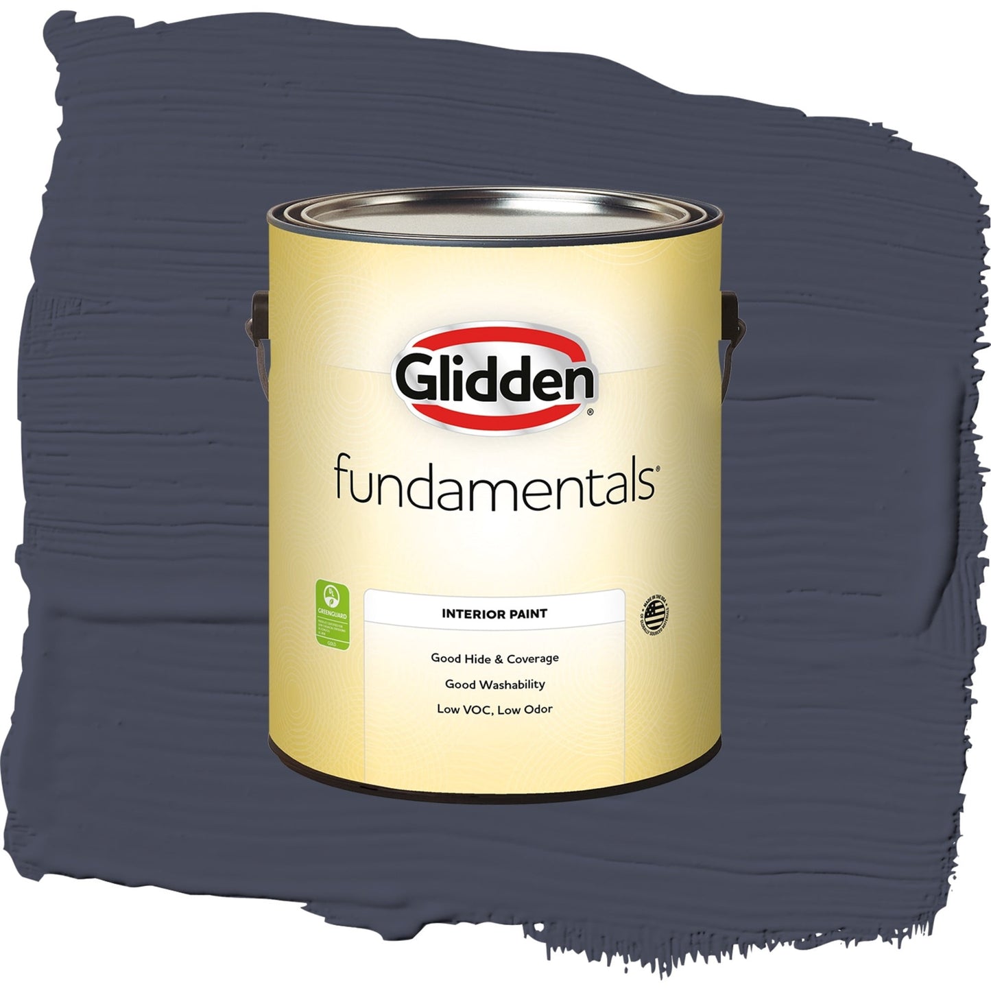 Glidden Fundamentals Black Flame / Purple, Eggshell Interior Paint, 1 Gallon