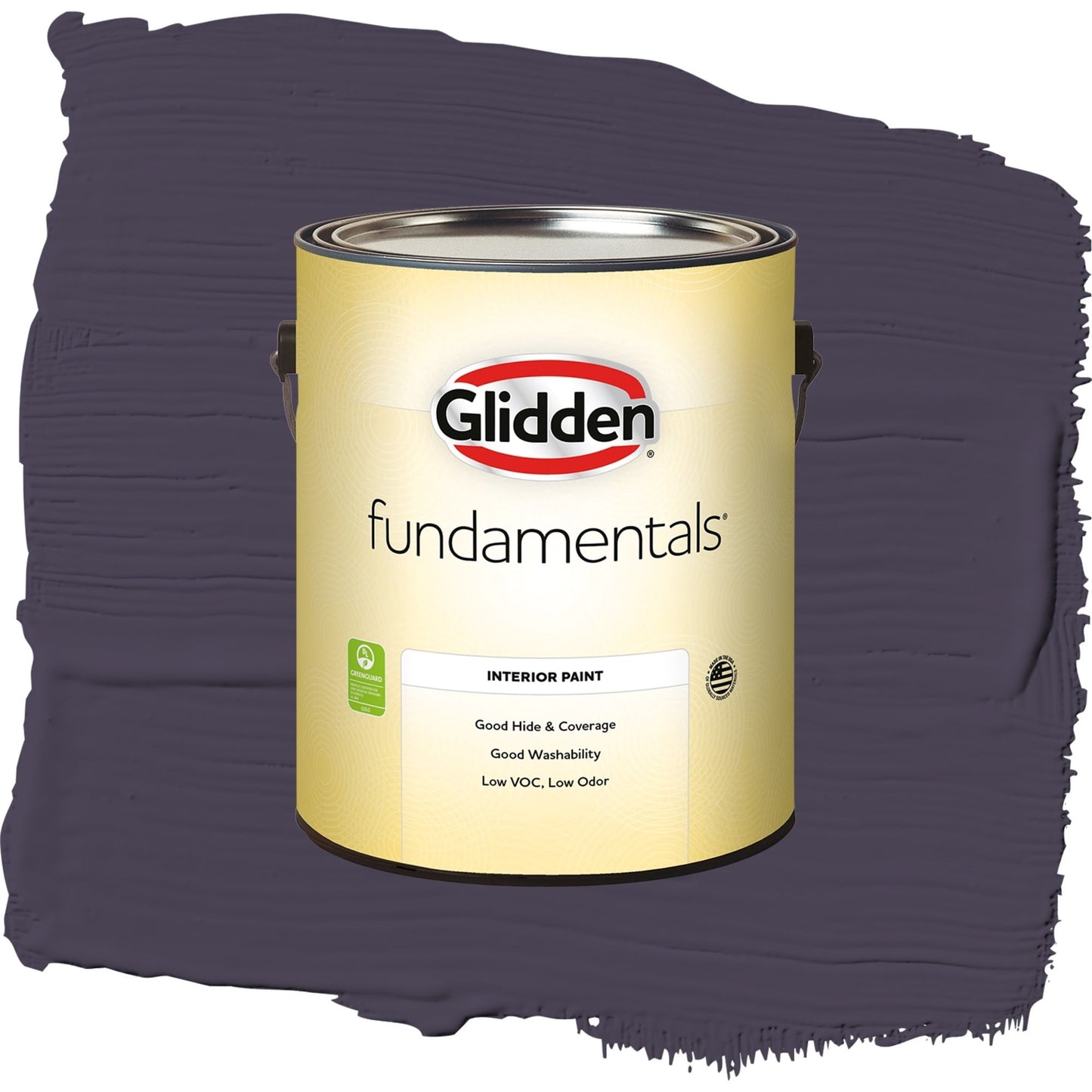 Glidden Fundamentals Blackberry / Purple, Eggshell Interior Paint, 1 Gallon