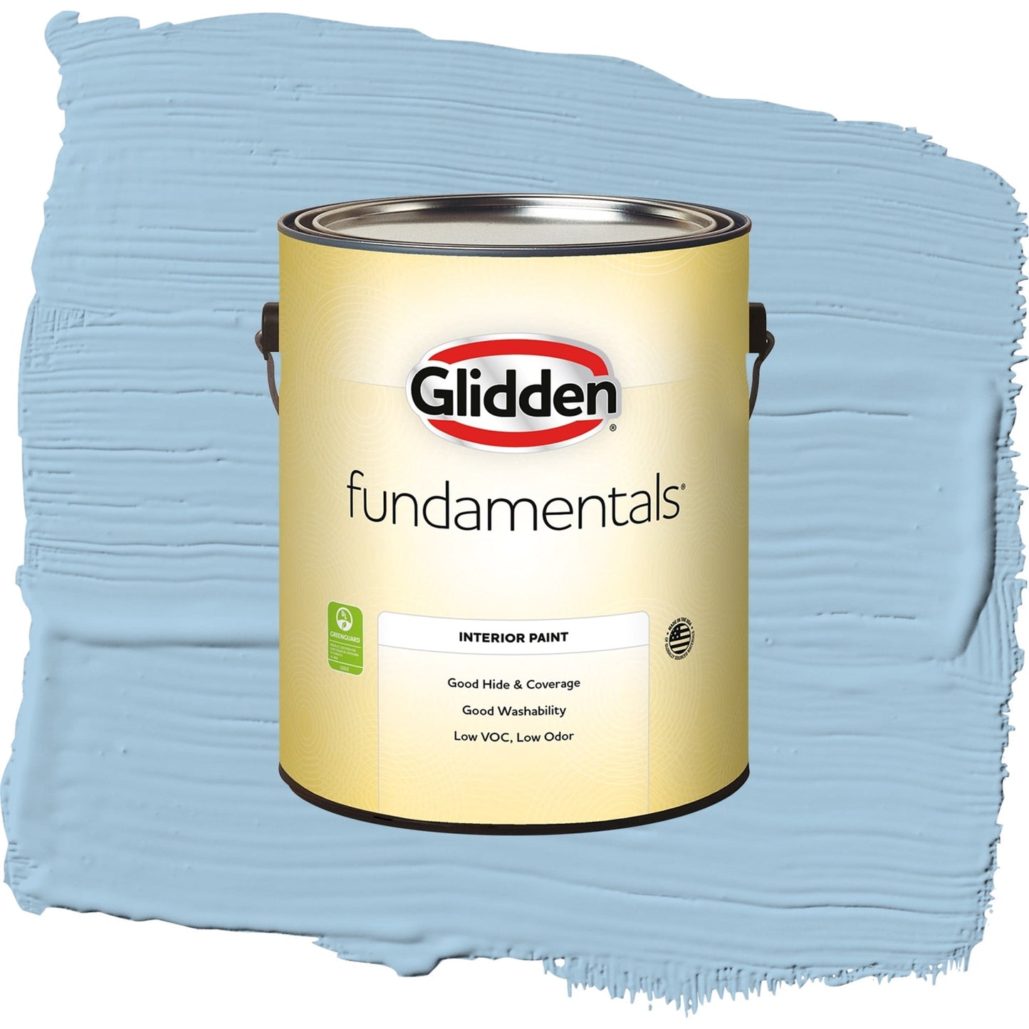 Glidden Fundamentals Blue Bows / Blue, Eggshell Interior Paint, 1 Gallon