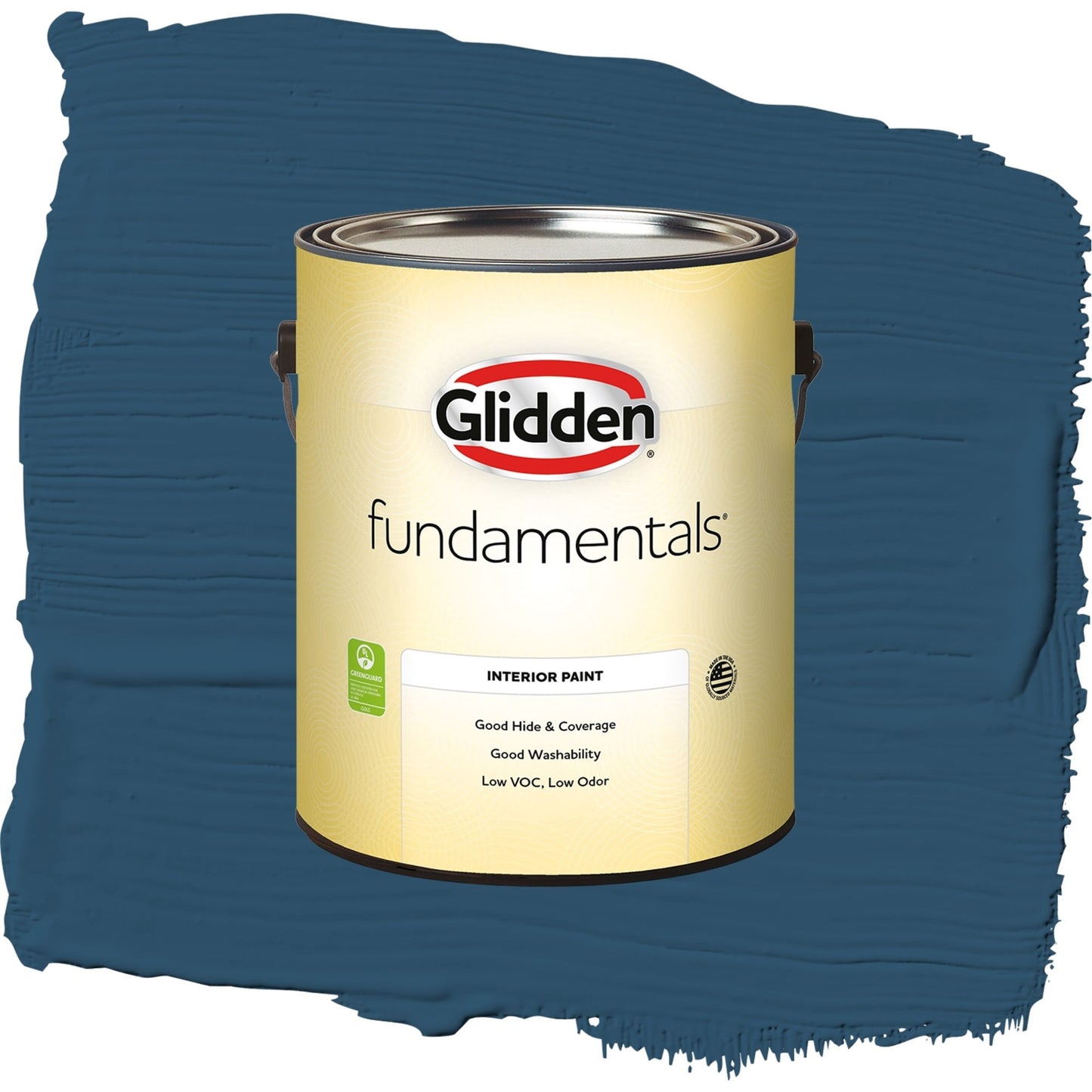 Glidden Fundamentals Blue Lava / Blue, Eggshell Interior Paint, 1 Gallon
