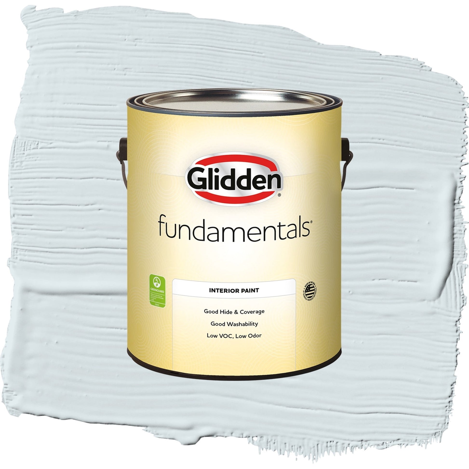Glidden Fundamentals Blue Smoke / Blue, Eggshell Interior Paint, 1 Gallon