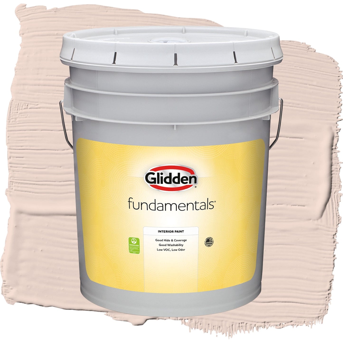 Glidden Fundamentals Boardwalk / Orange, Eggshell Interior Paint, 5 Gallon