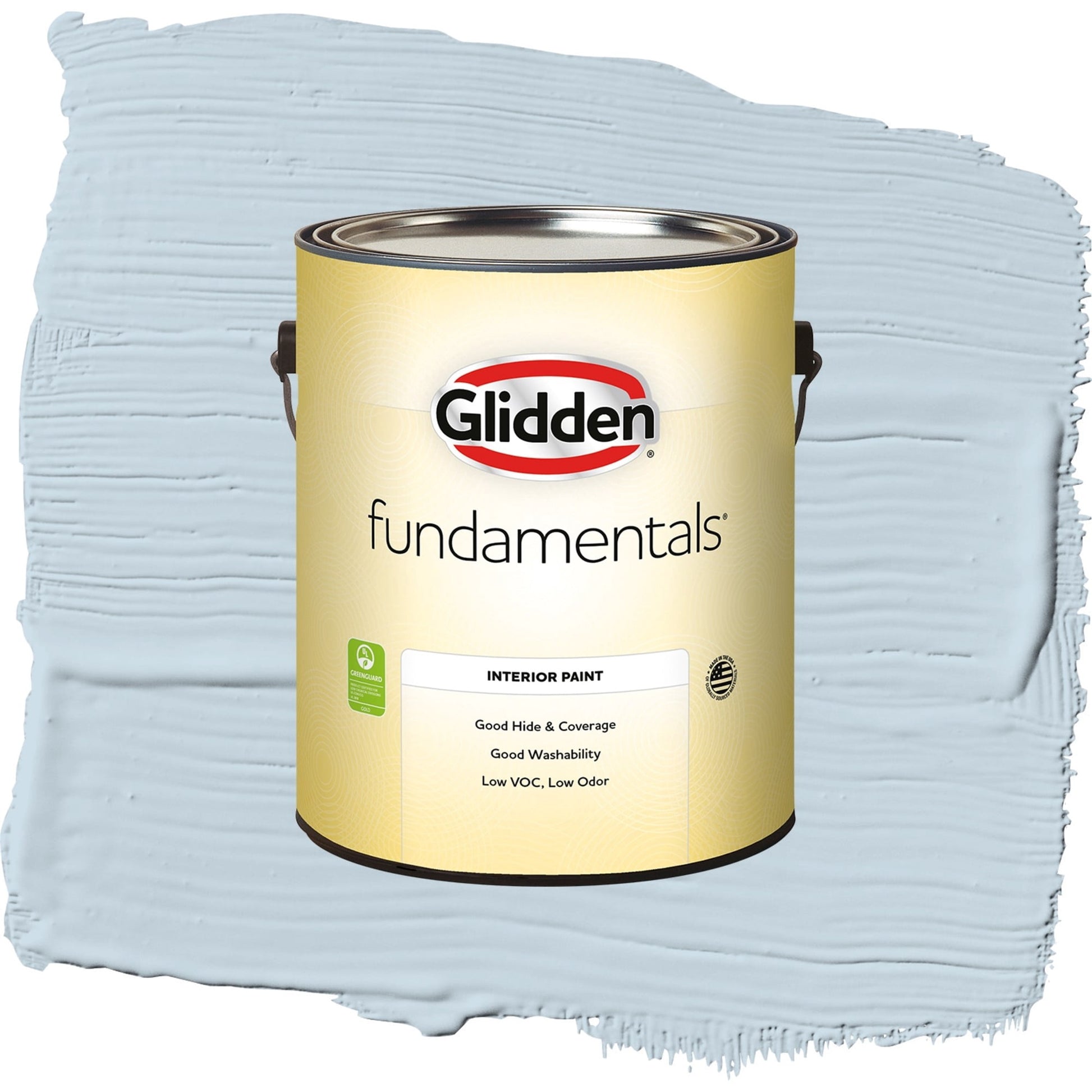 Glidden Fundamentals Calm Sea / Blue, Semi-Gloss Interior Paint, 1 Gallon