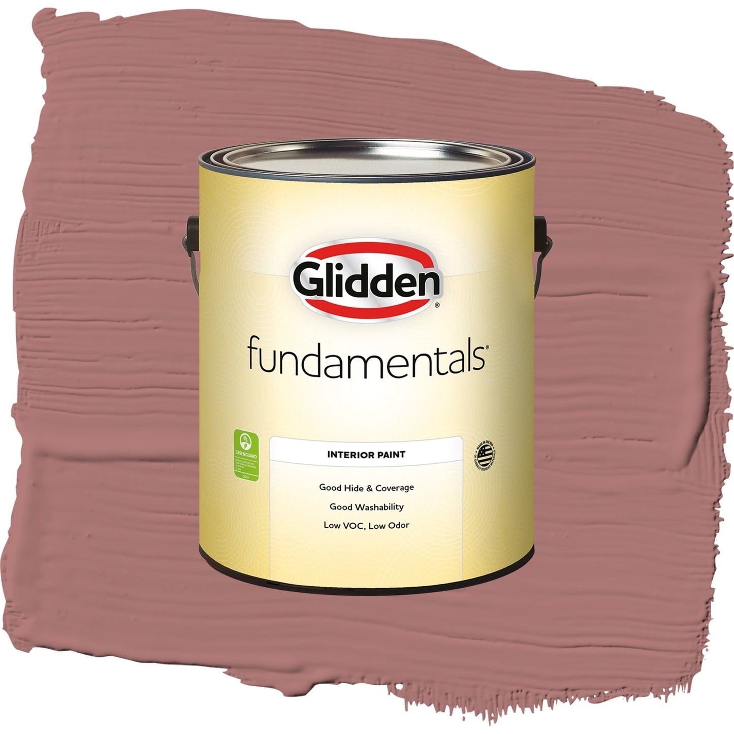Glidden Fundamentals Cinnamon Diamonds / Rose Pink Eggshell Interior Paint, 1 Gallon