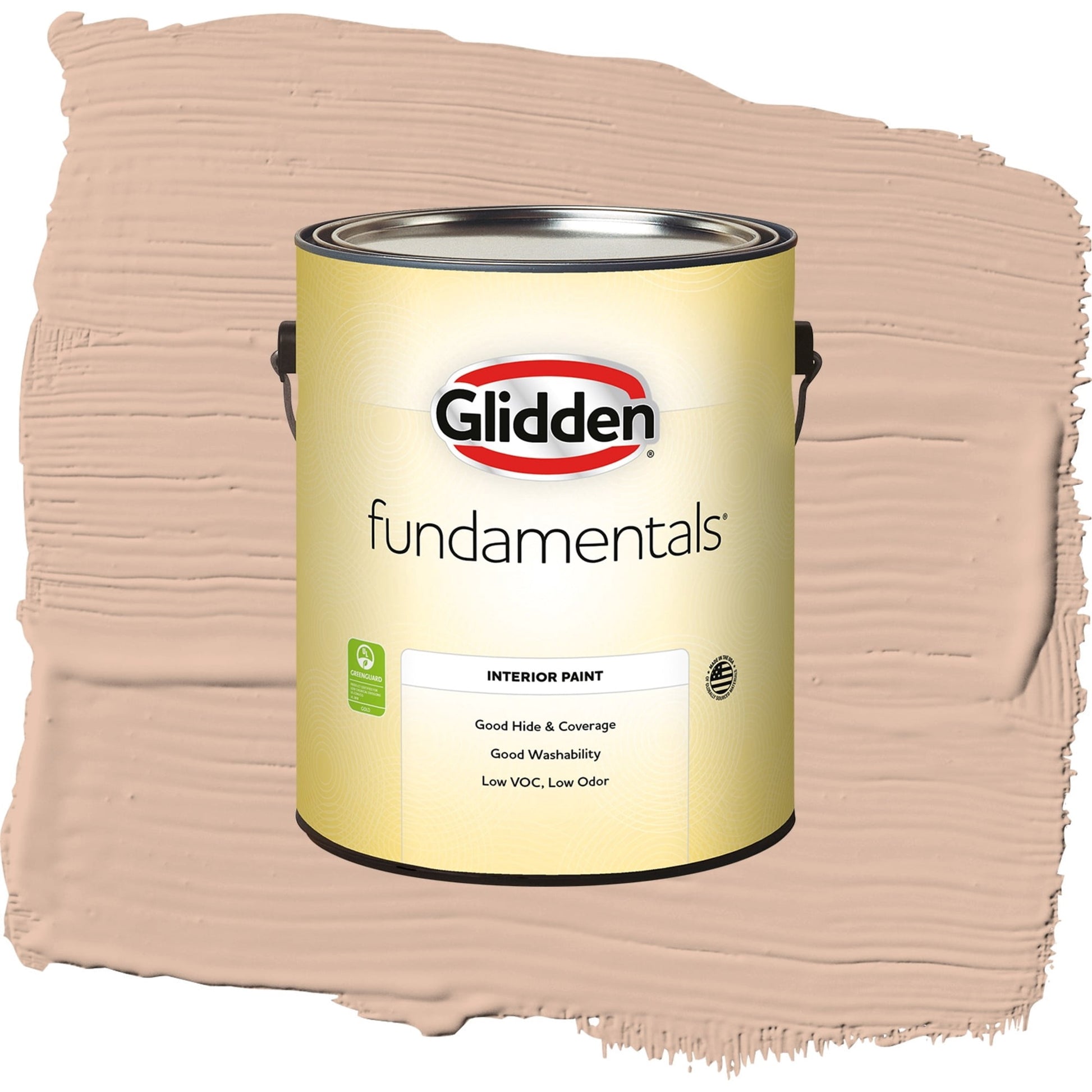 Glidden Fundamentals Cinnamon Ice / Orange, Eggshell Interior Paint, 1 Gallon