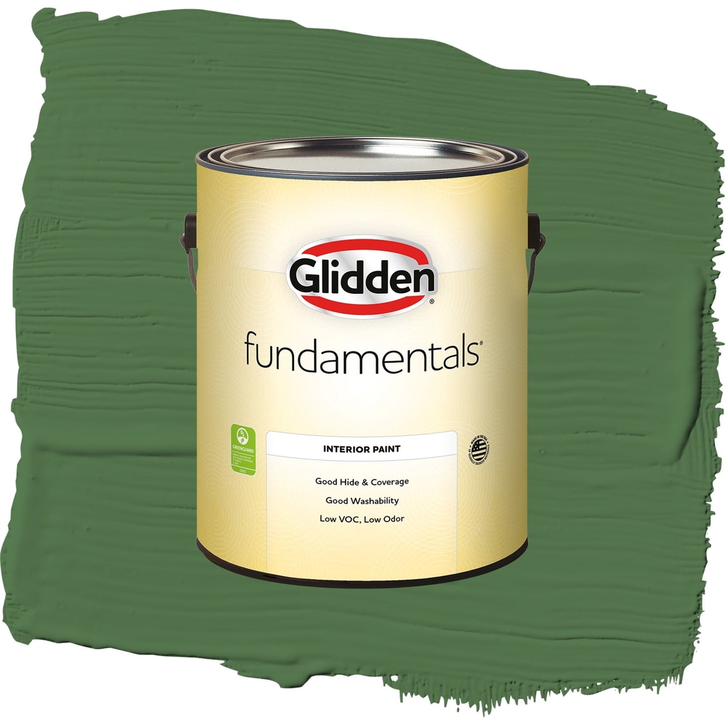 Glidden Fundamentals Clover Leaf / Green, Eggshell Interior Paint, 1 Gallon