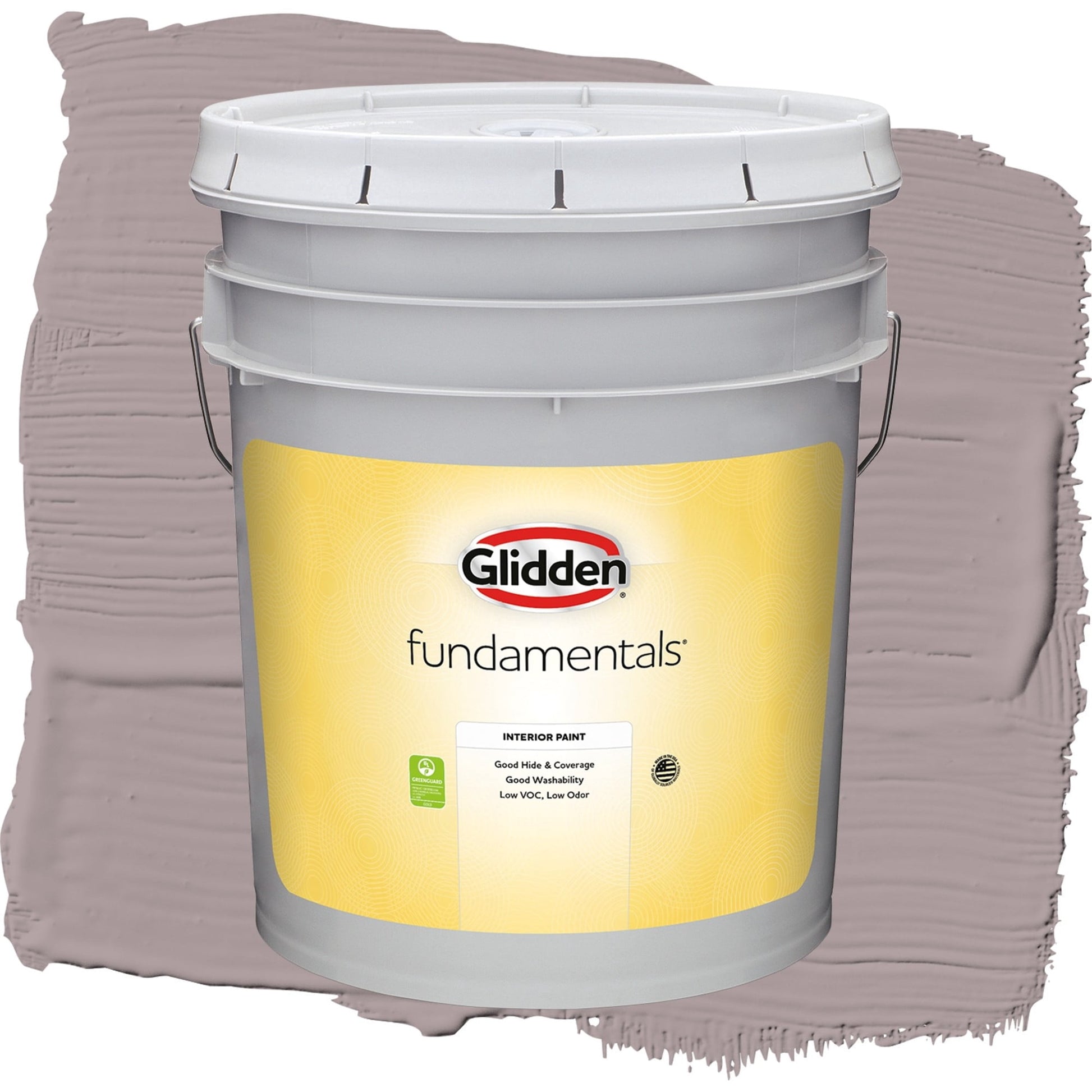 Glidden Fundamentals Coffee Custard / Purple, Eggshell Interior Paint, 5 Gallon