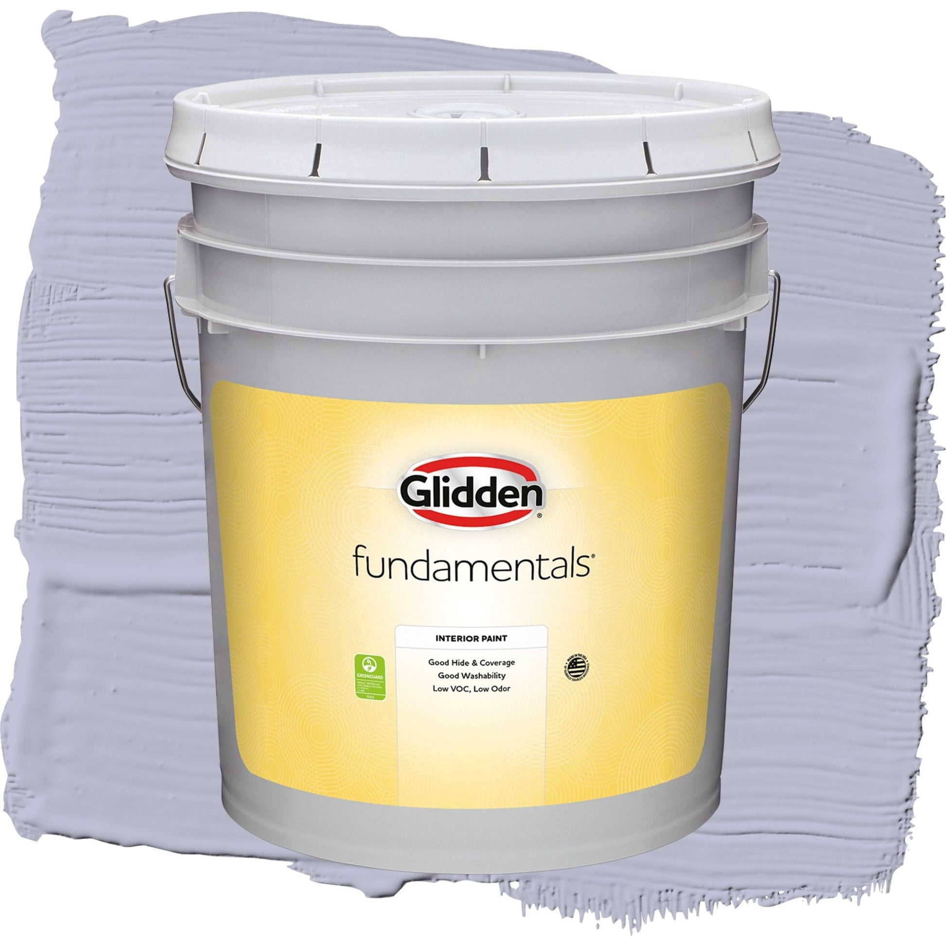 Glidden Fundamentals Cosmic / Purple, Flat Interior Paint, 5 Gallon