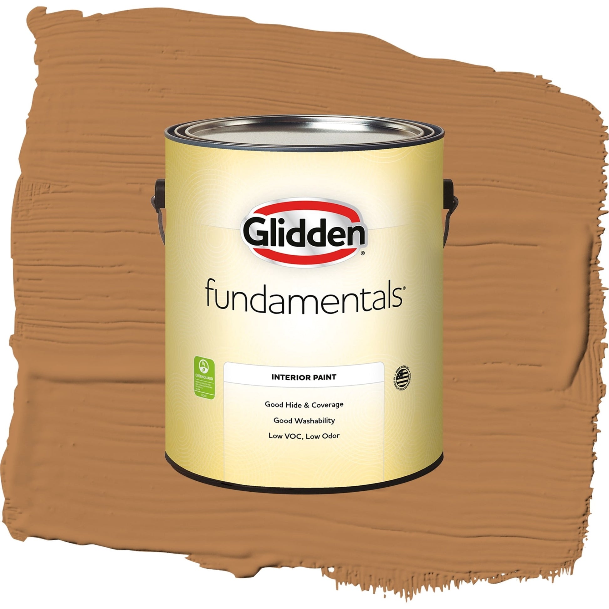 Glidden Fundamentals Cowboy Hat / Orange, Eggshell Interior Paint, 1 Gallon