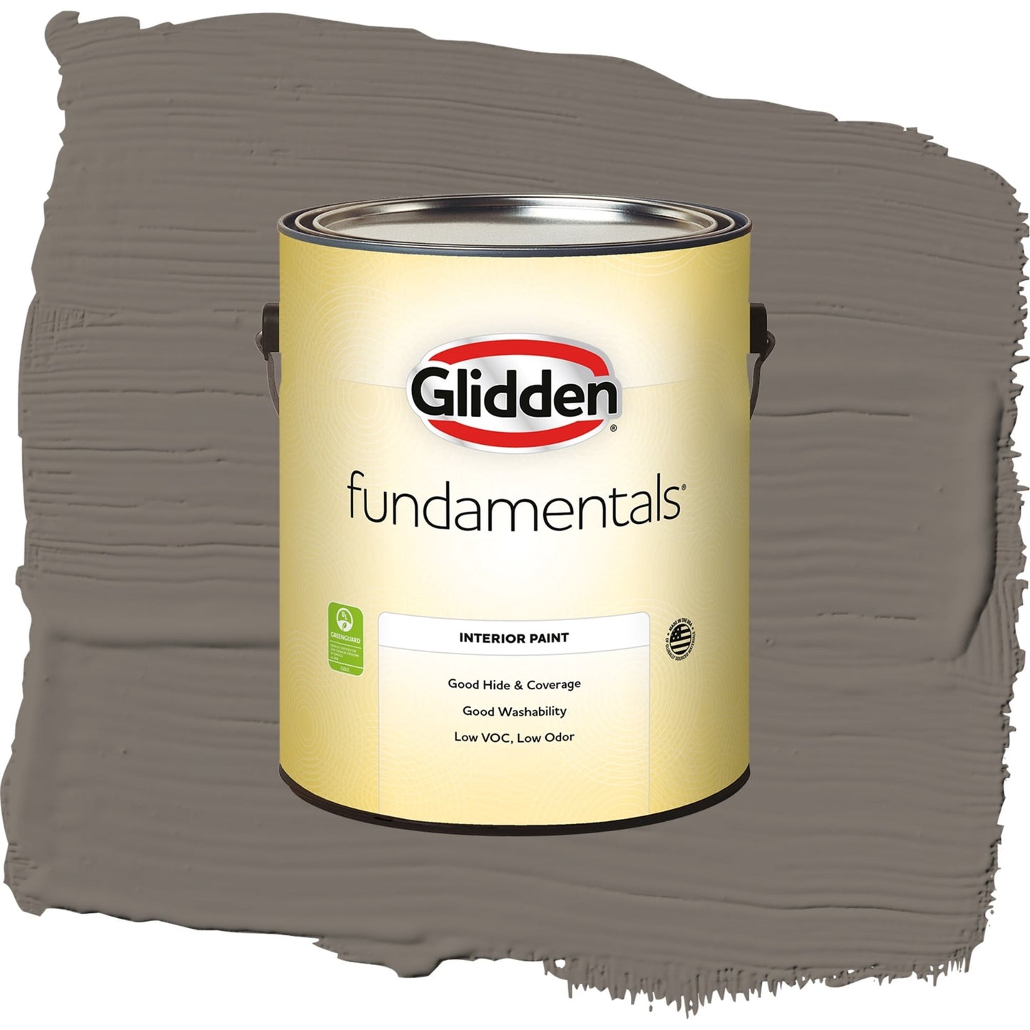 Glidden Fundamentals Deconstruction / Gray, Semi-Gloss Interior Paint, 1 Gallon