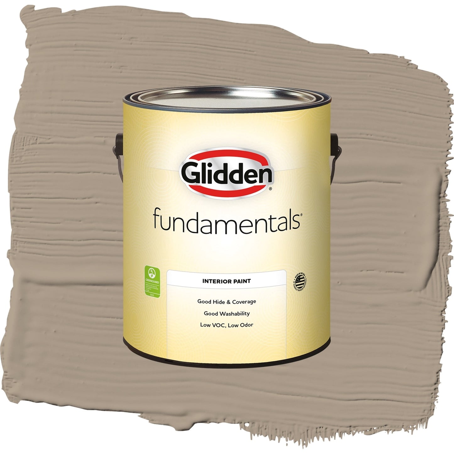 Glidden Fundamentals Diversion / Gray, Eggshell Interior Paint, 1 Gallon