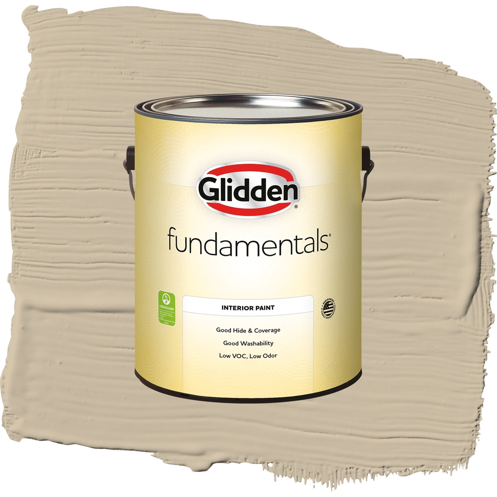 Glidden Fundamentals Dusty Trail / Beige, Eggshell Interior Paint, 1 Gallon