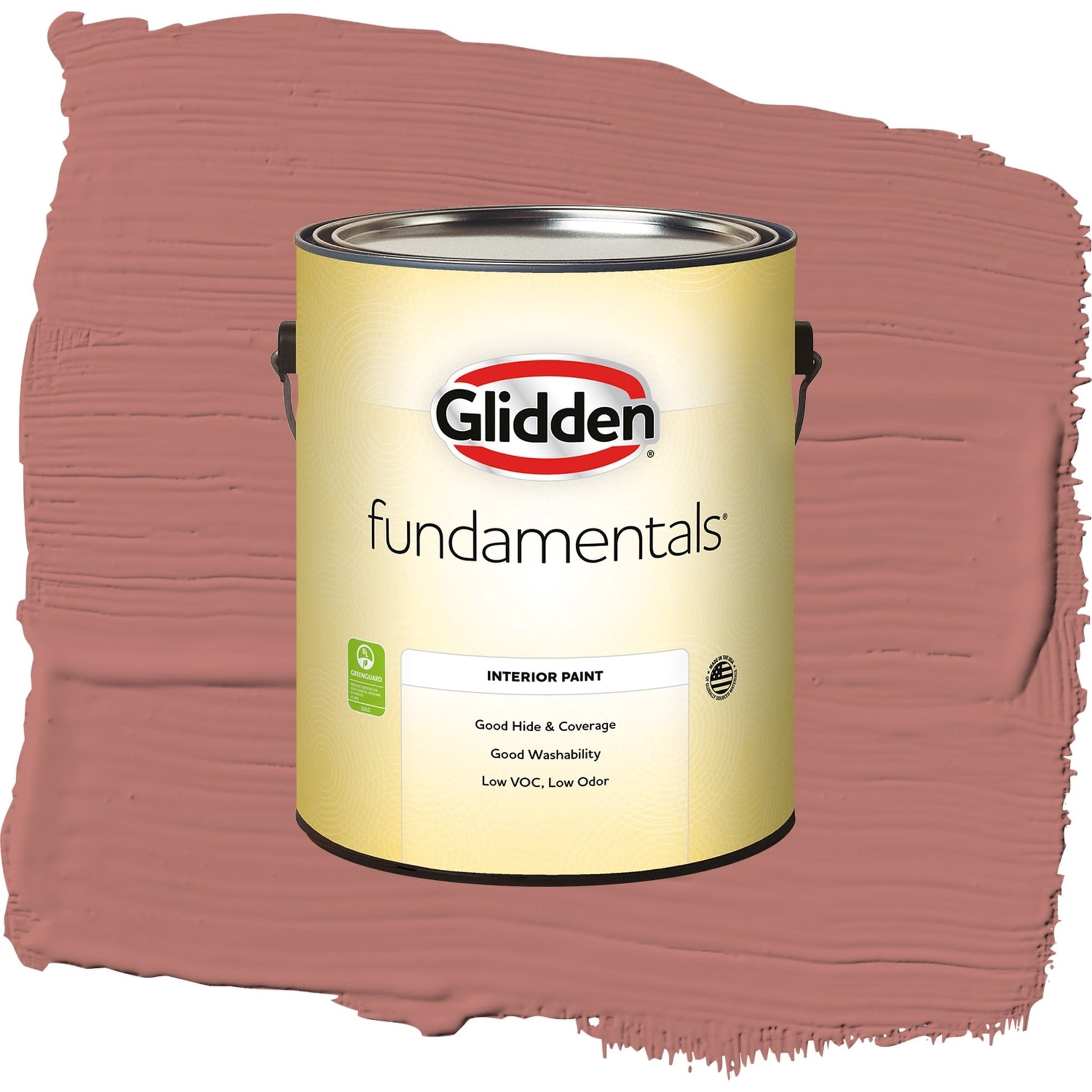Glidden Fundamentals Earth Rose / Red, Eggshell Interior Paint, 1 Gallon