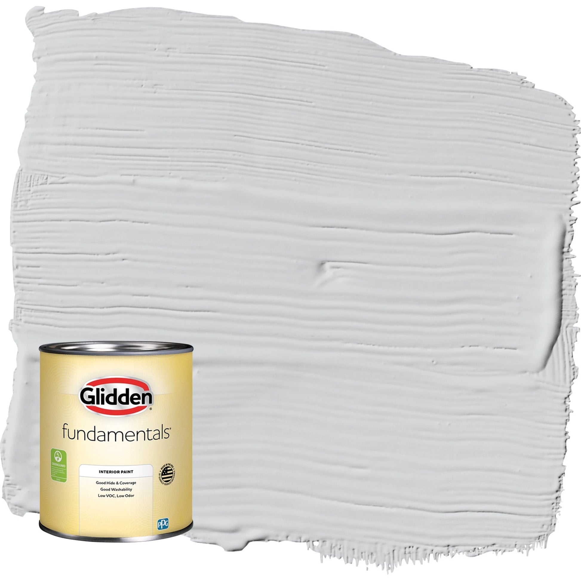 Glidden Fundamentals Pintura Interior Mate Elemental / Gris, 1 Cuarto