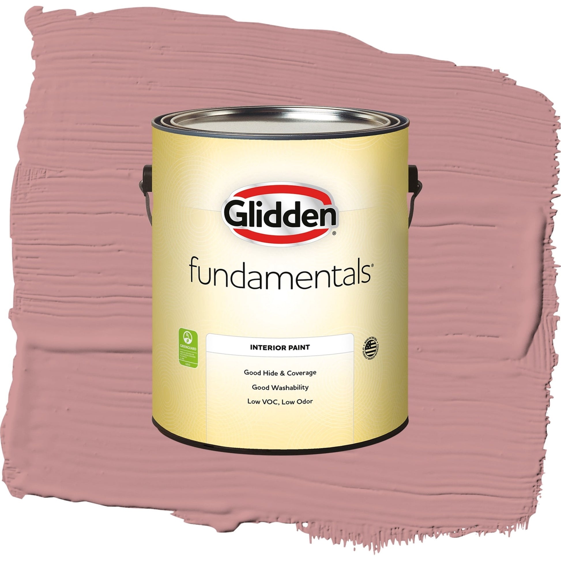 Glidden Fundamentals Floral Tapestry / Pink, Eggshell Interior Paint, 1 Gallon