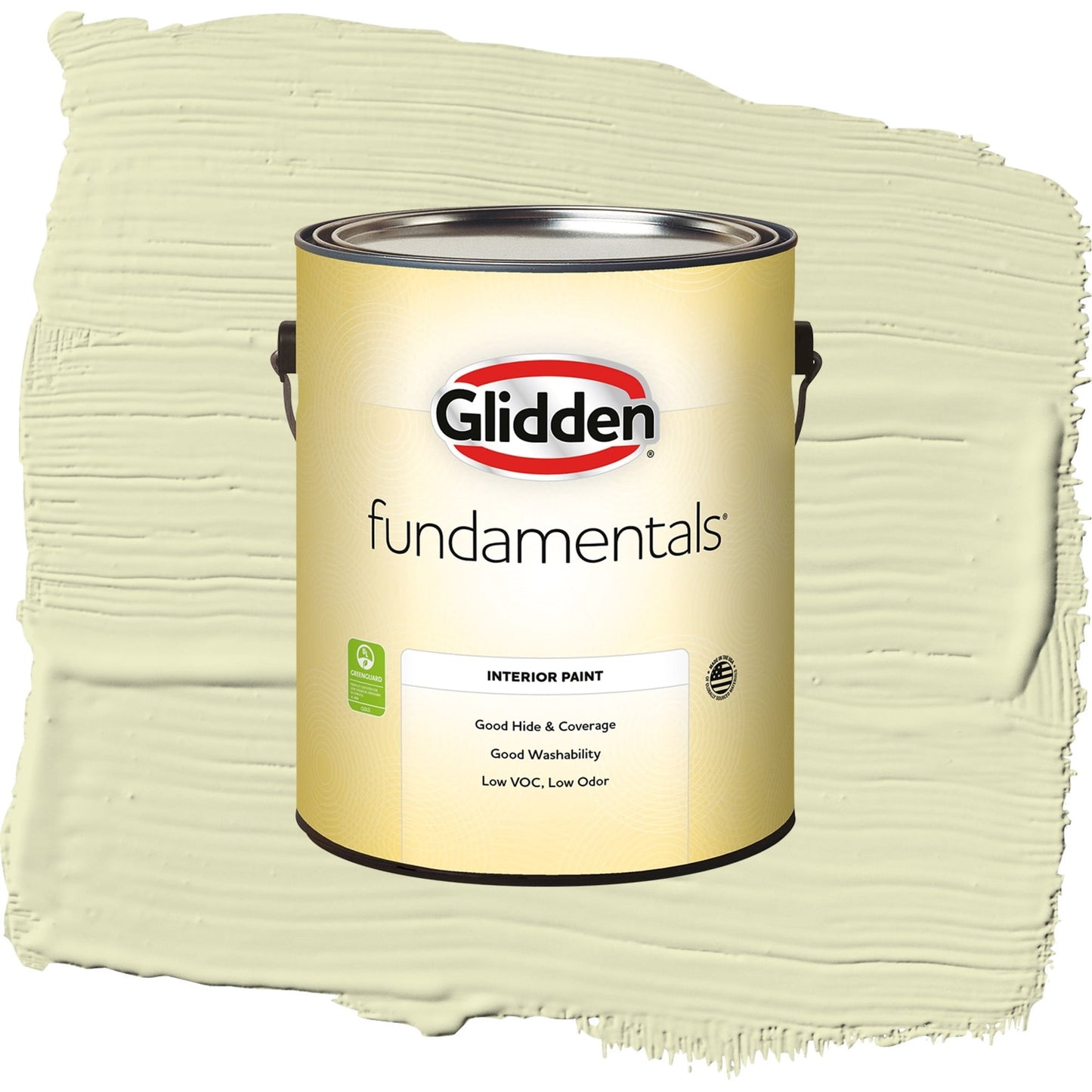 Glidden Fundamentals Forgive Quickly / Green, Eggshell Interior Paint, 1 Gallon