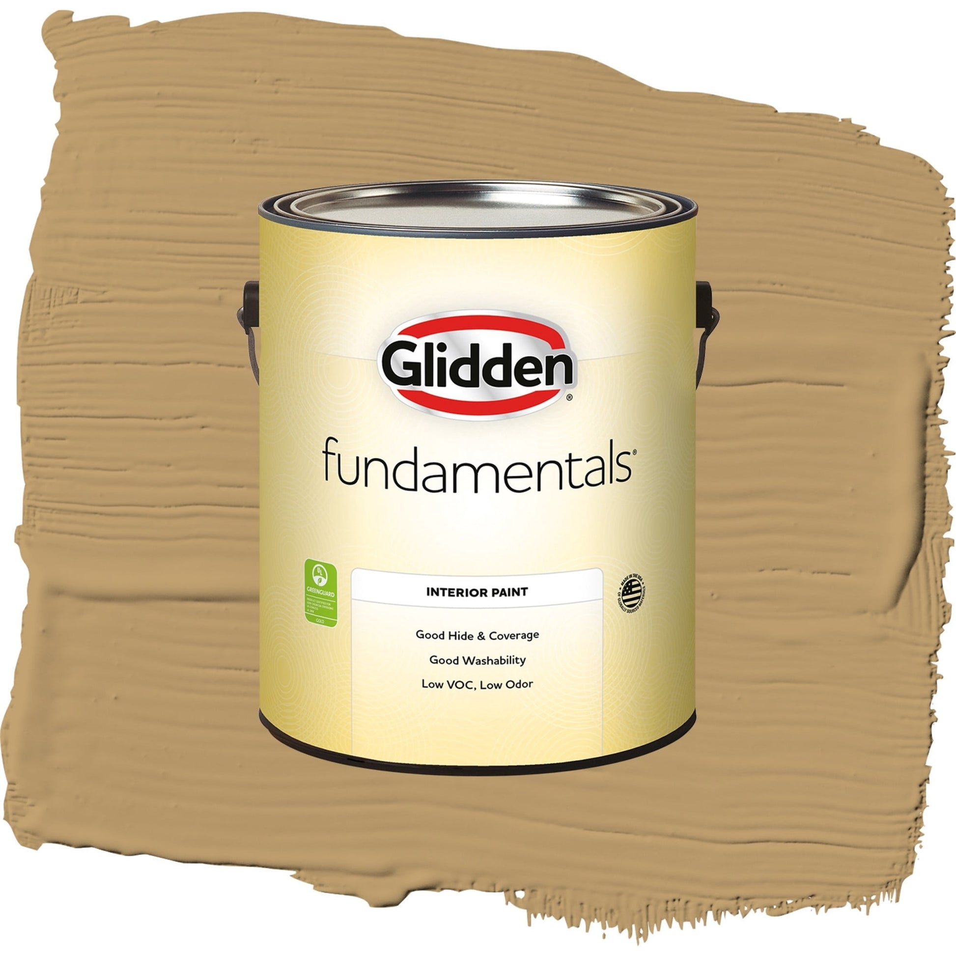 Glidden Fundamentals Golden Granola / Beige, Eggshell Interior Paint, 1 Gallon