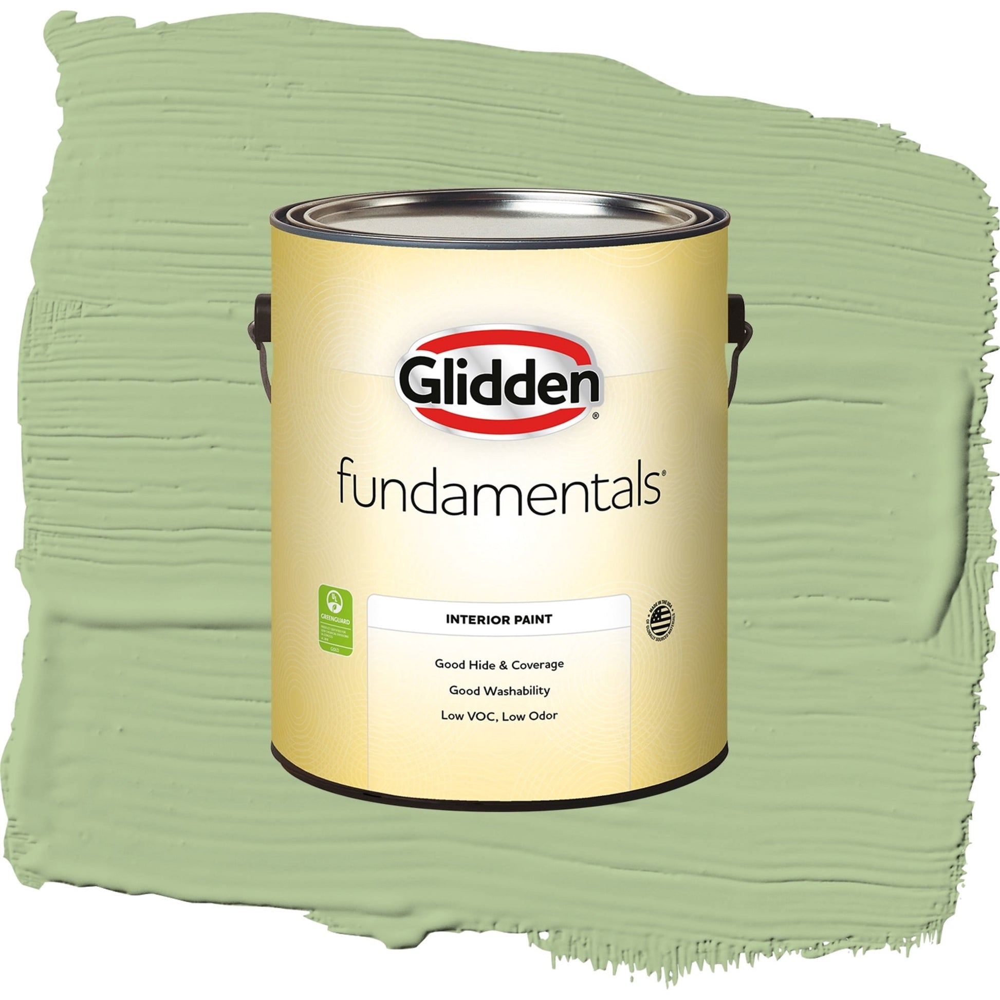 Glidden Fundamentals Harmonious / Green, Eggshell Interior Paint, 1 Gallon