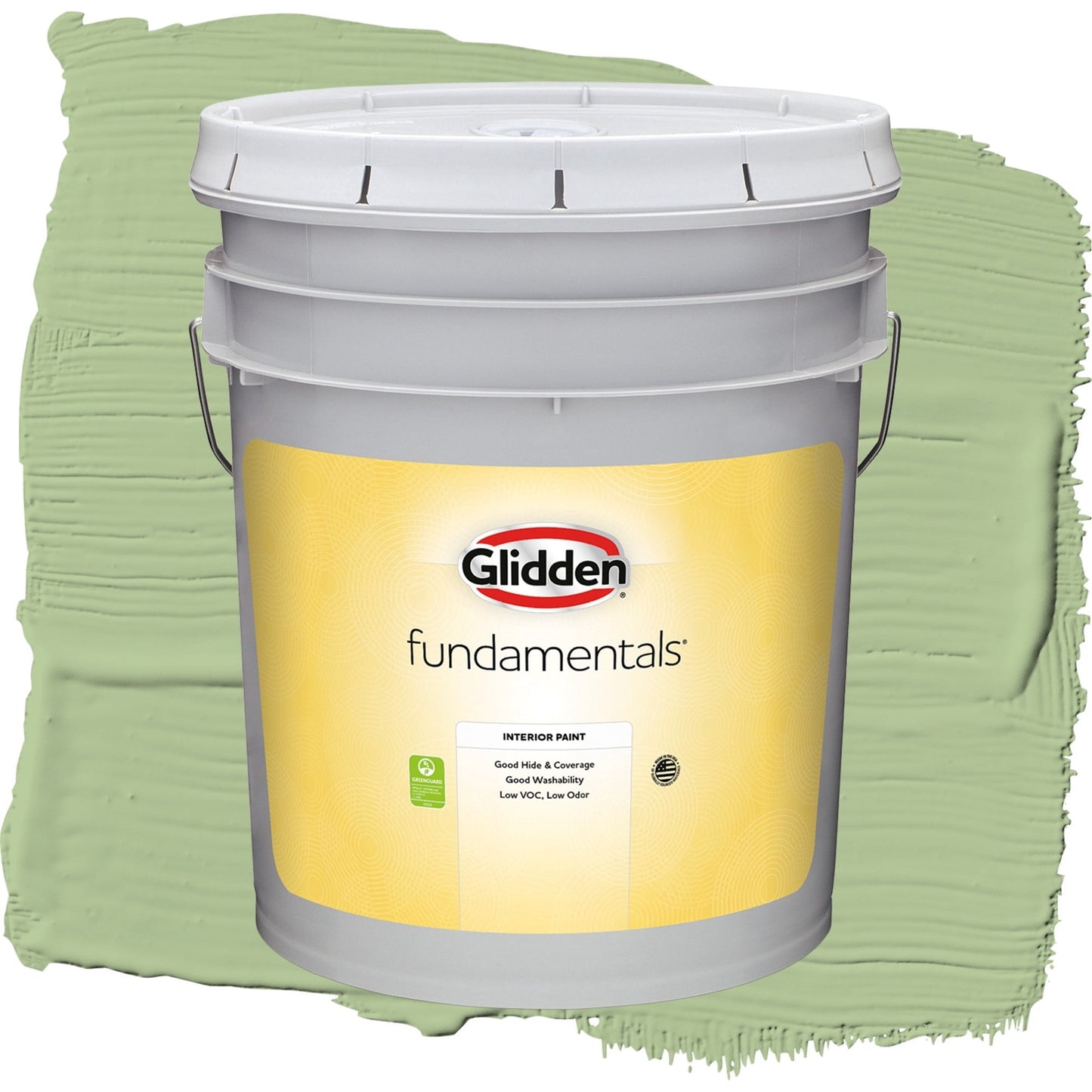 Glidden Fundamentals Harmonious / Green, Eggshell Interior Paint, 5 Gallon