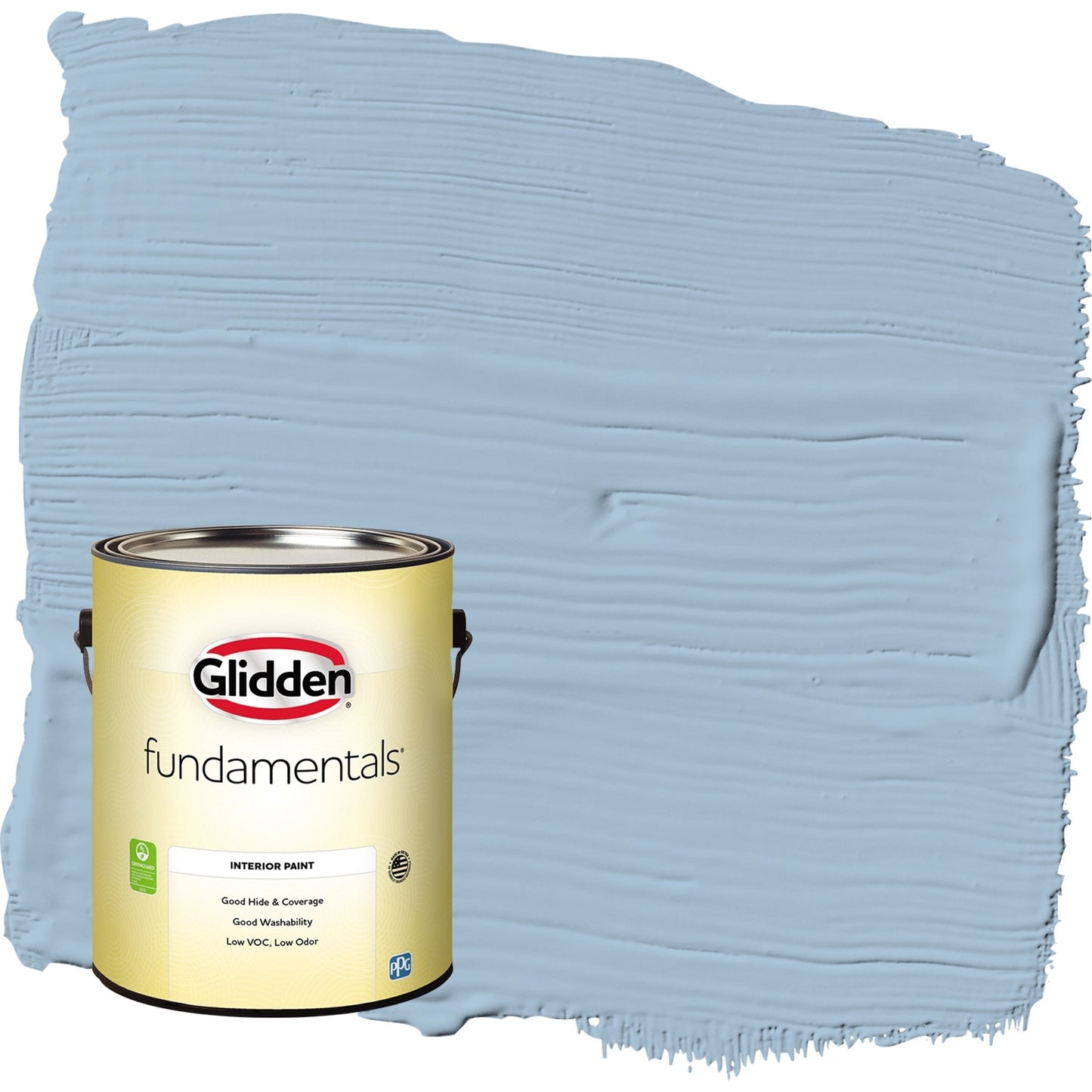 Glidden Fundamentals Heavenly Blue / Blue, Eggshell Interior Paint, 1 Gallon