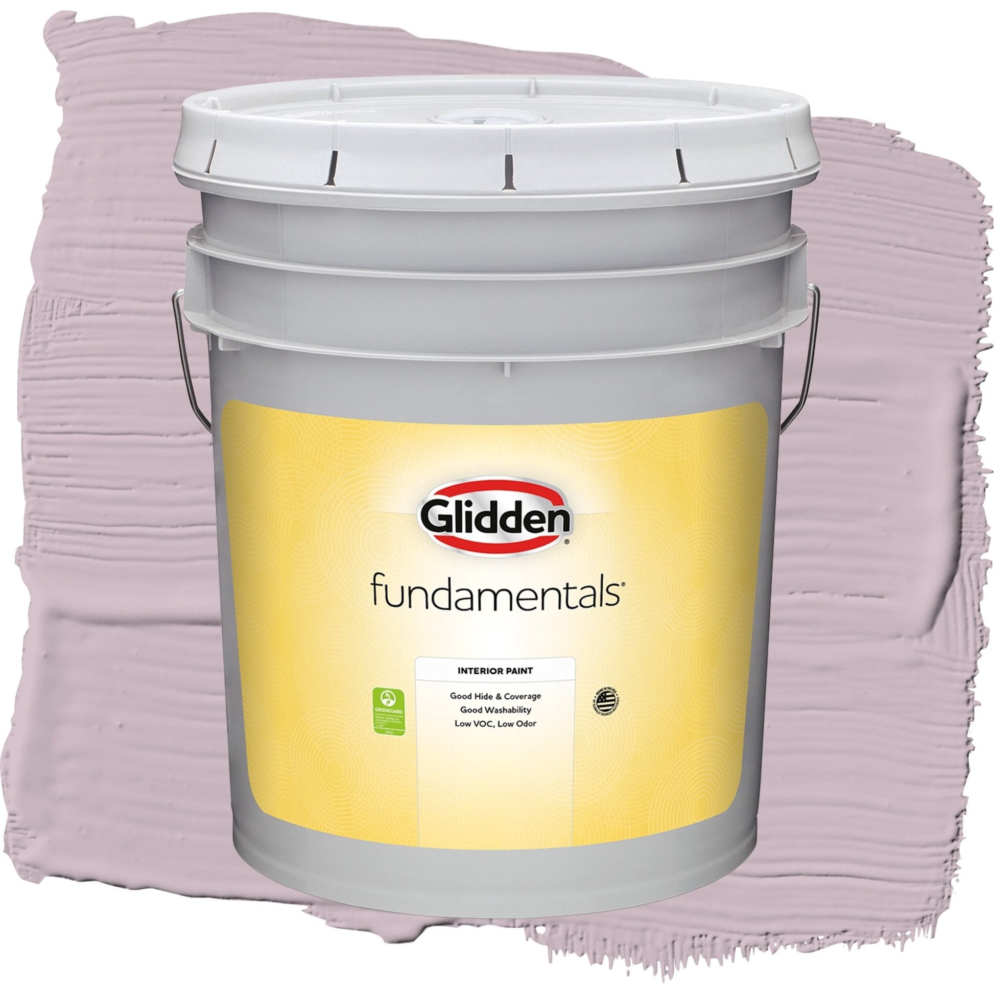 Glidden Fundamentals High Society / Purple, Flat Interior Paint, 5 Gallon