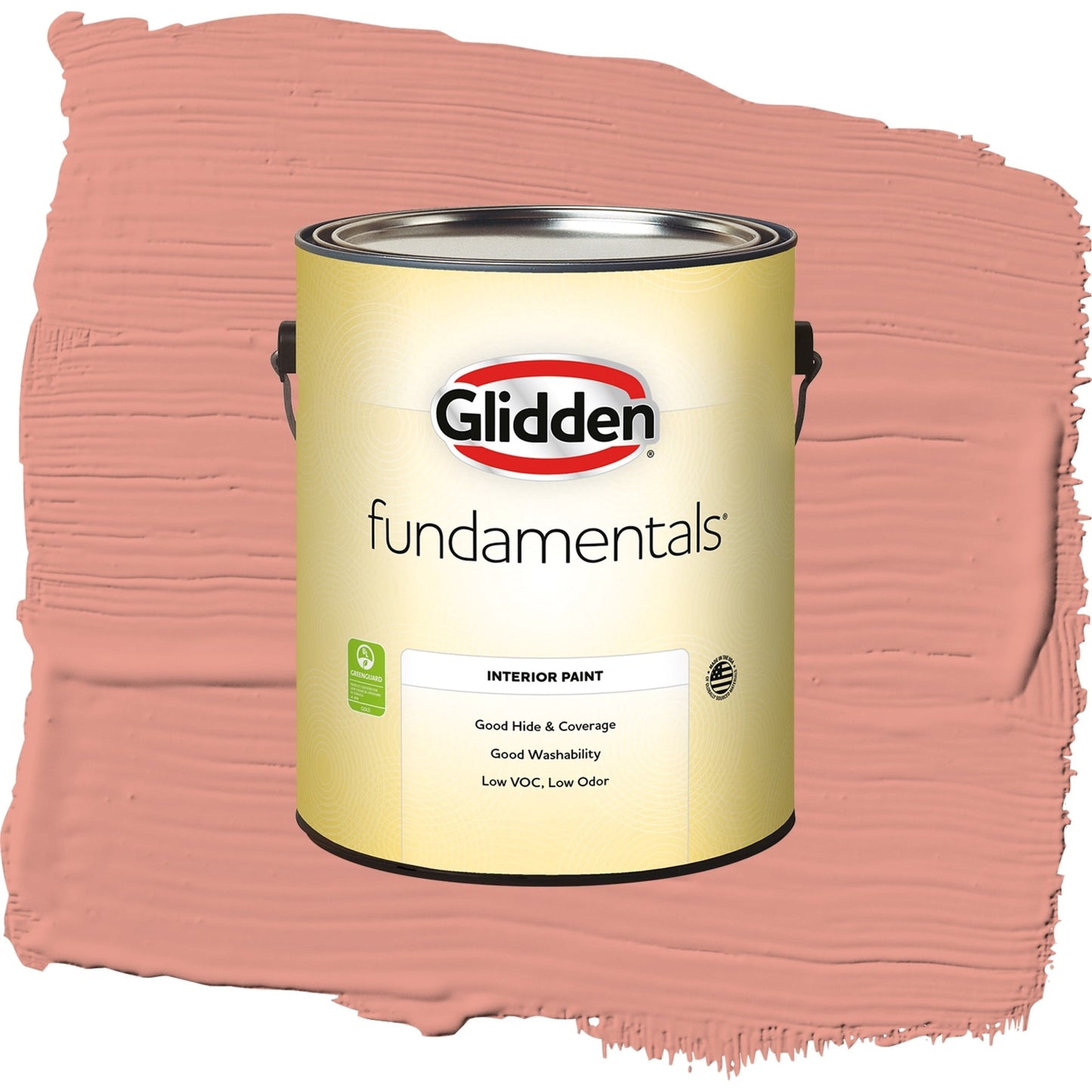 Glidden Fundamentals Holland Tile / Red, Eggshell Interior Paint, 1 Gallon