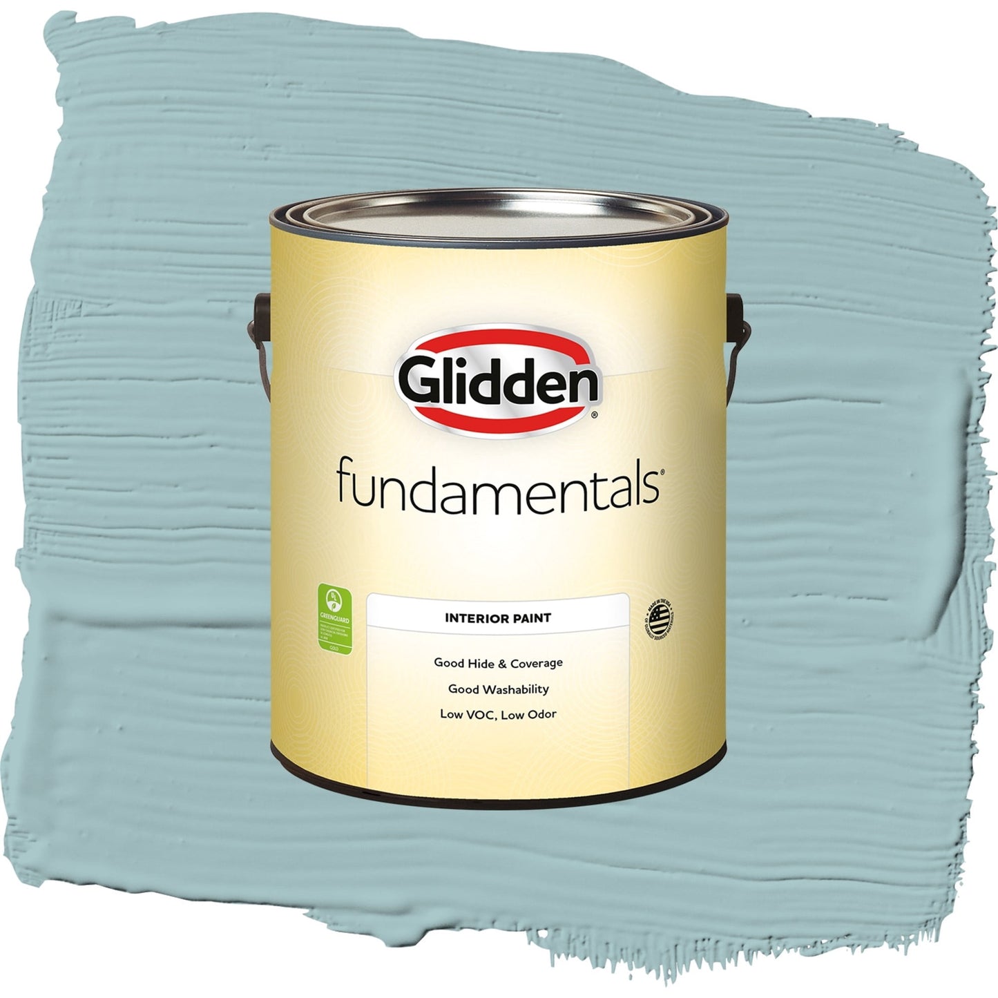 Glidden Fundamentals Lazy River / Blue, Eggshell Interior Paint, 1 Gallon
