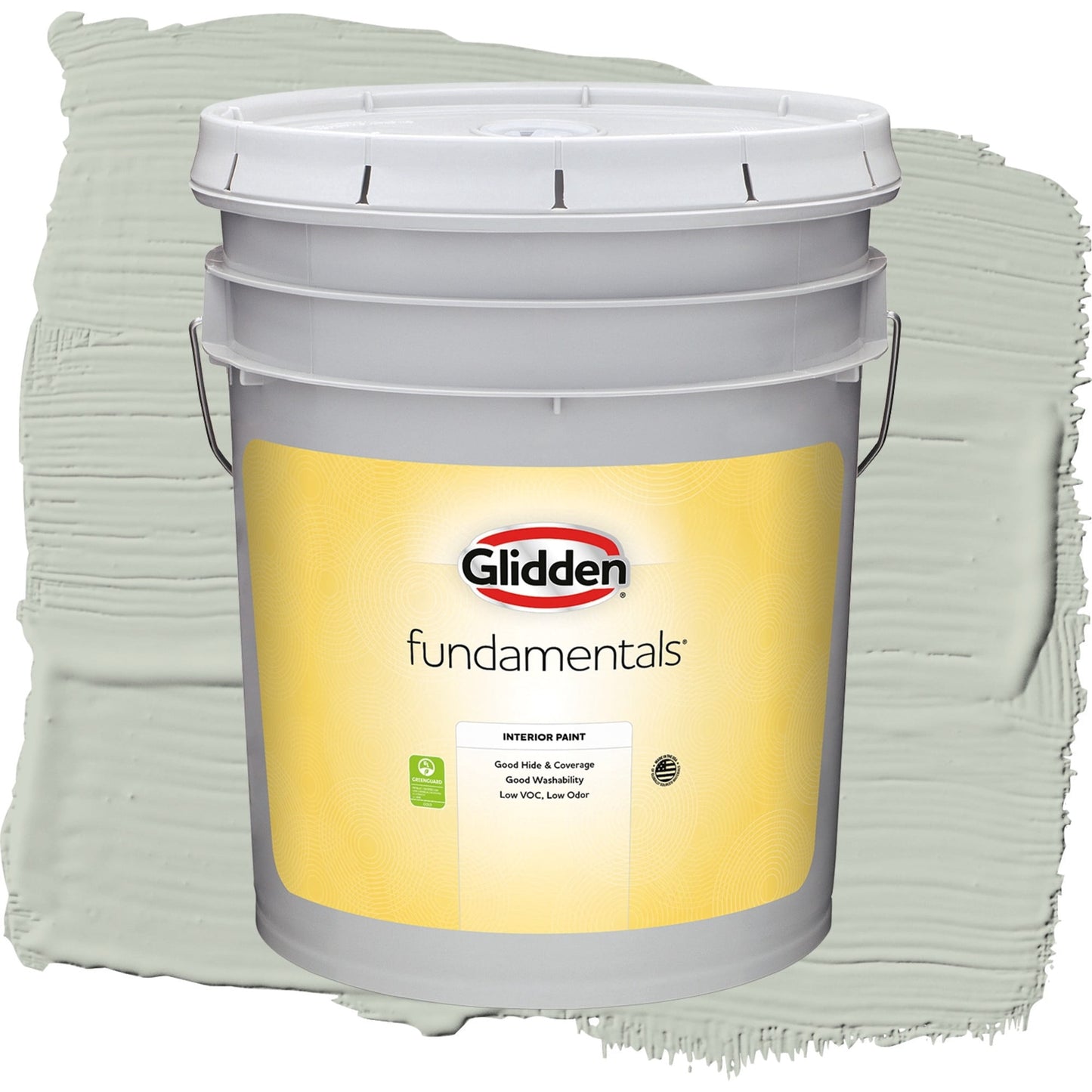 Glidden Fundamentals Life Lesson / Green, Eggshell Interior Paint, 5 Gallon