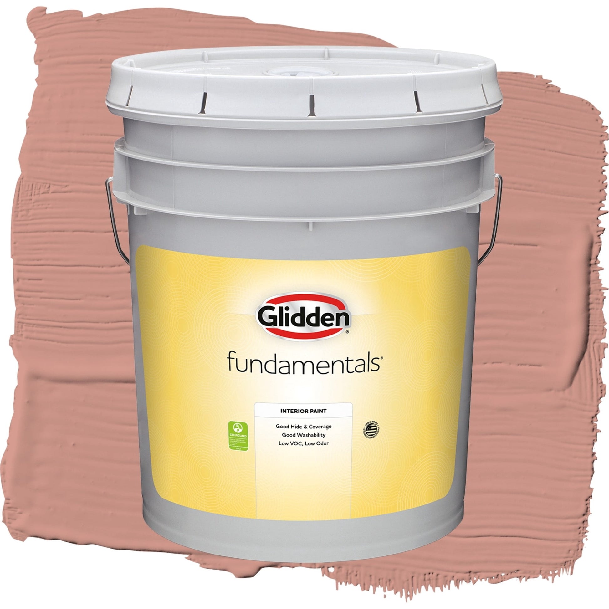 Glidden Fundamentals Long Weekend / Orange, Eggshell Interior Paint, 5 Gallon